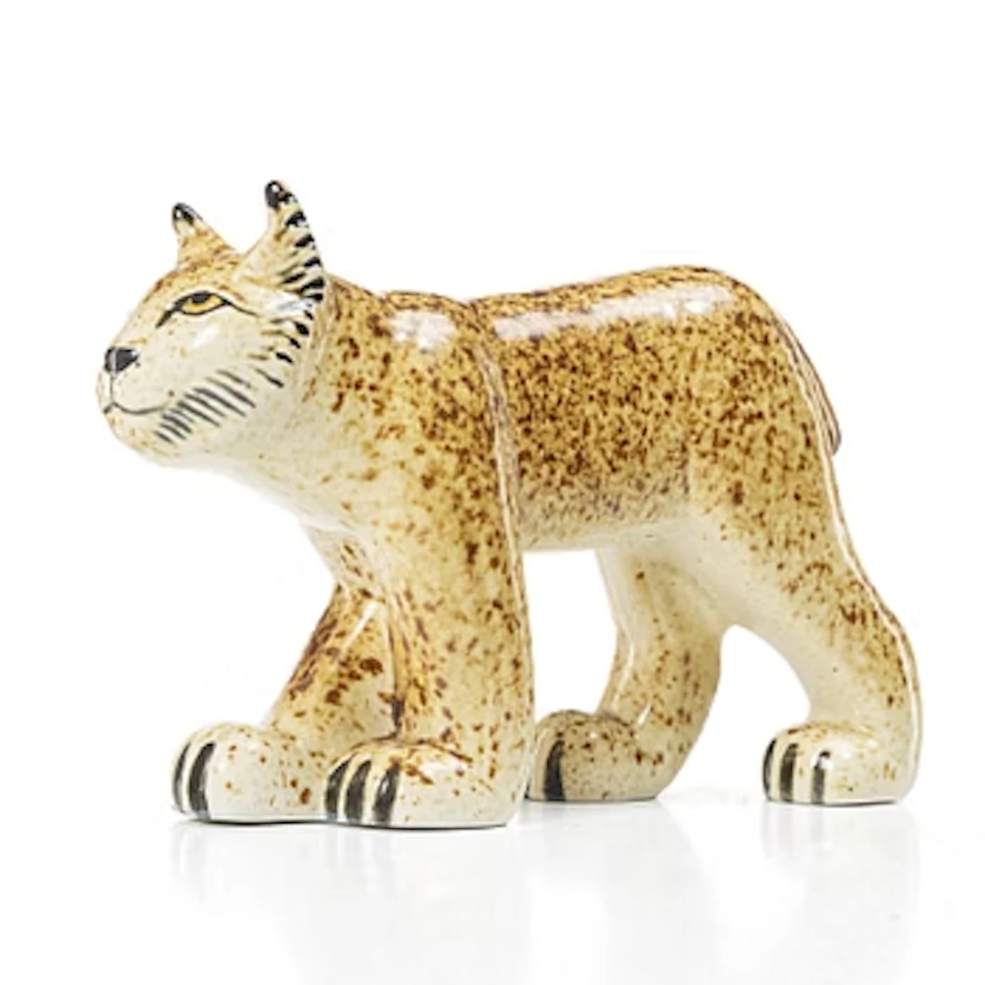 Lisa Larson, an 'Lodjur' figurine, Gustavsberg for NK, Nordiska Kompaniet