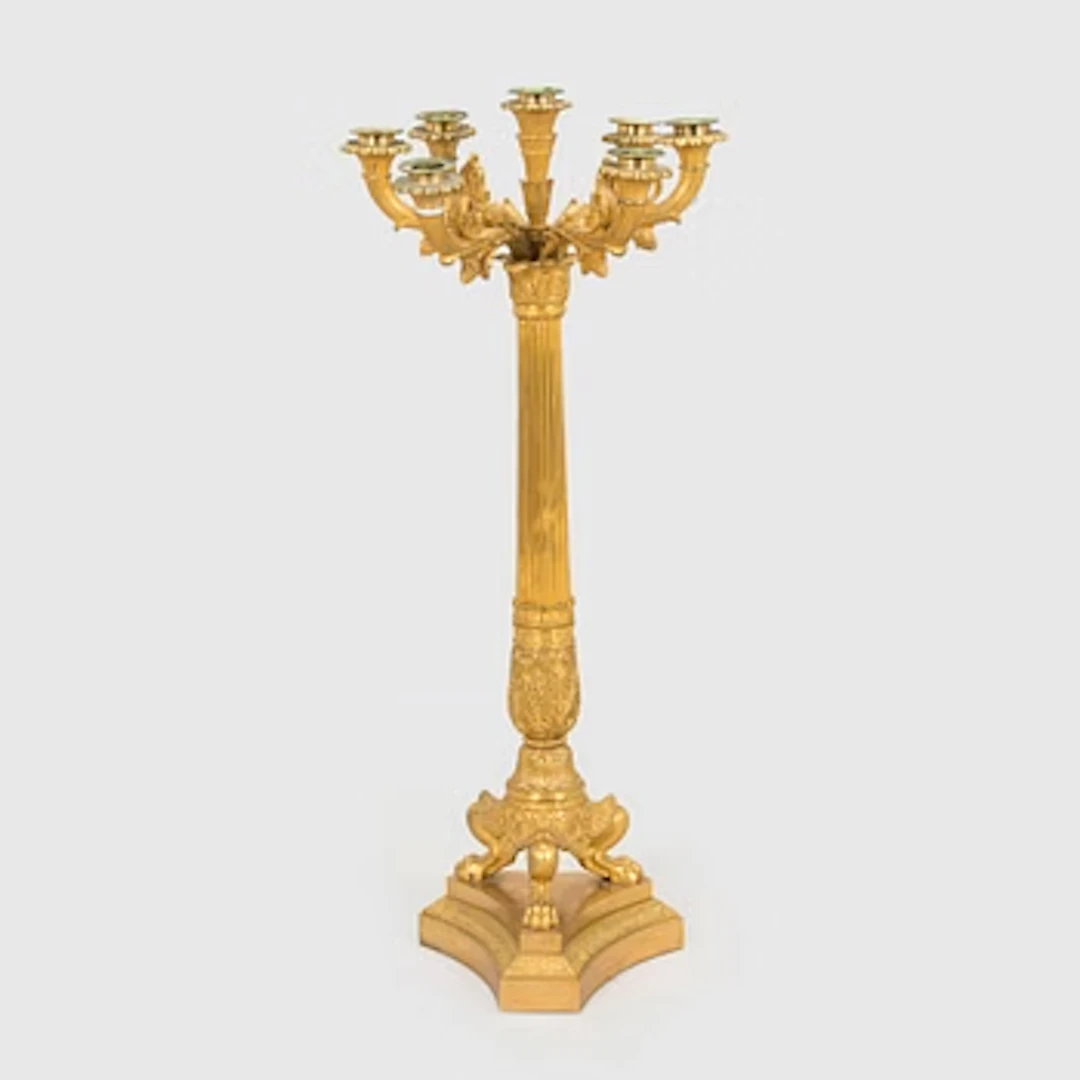 An Empire ormolu candelabrum, Pierre Philippe Thomire (1751–1843), Paris.