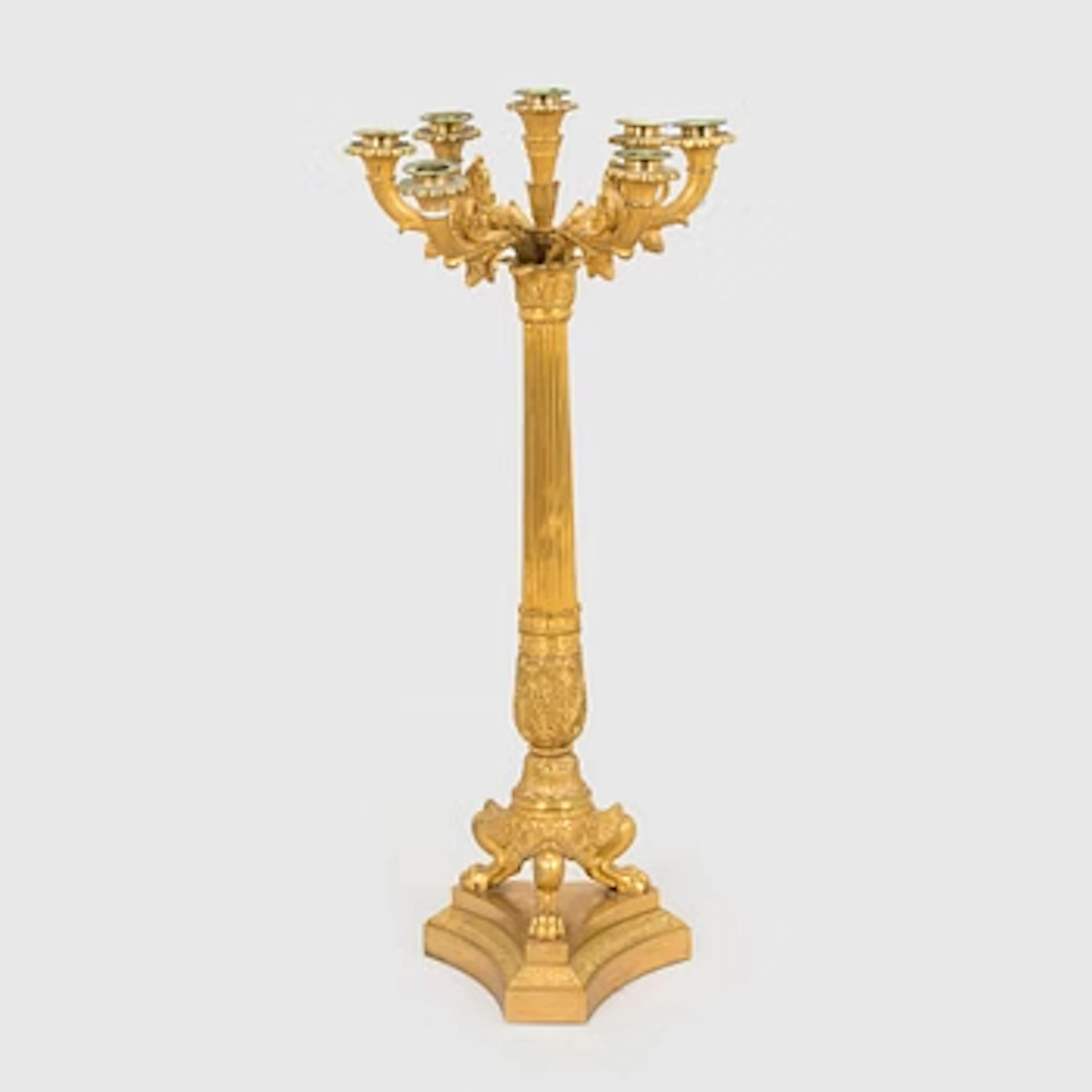 An Empire ormolu candelabrum, Pierre Philippe Thomire (1751–1843), Paris.