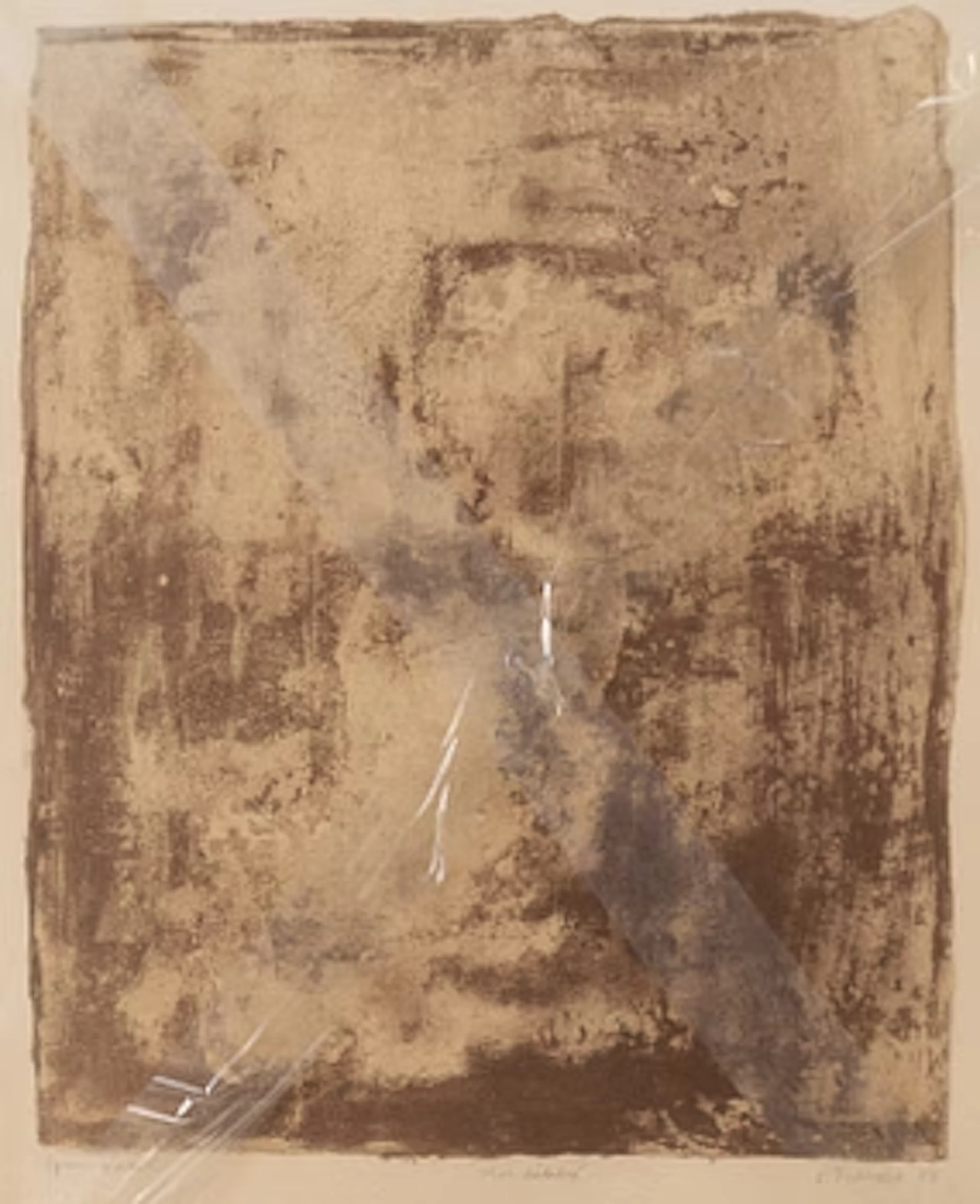 Jean Dubuffet, "Mur délabré".