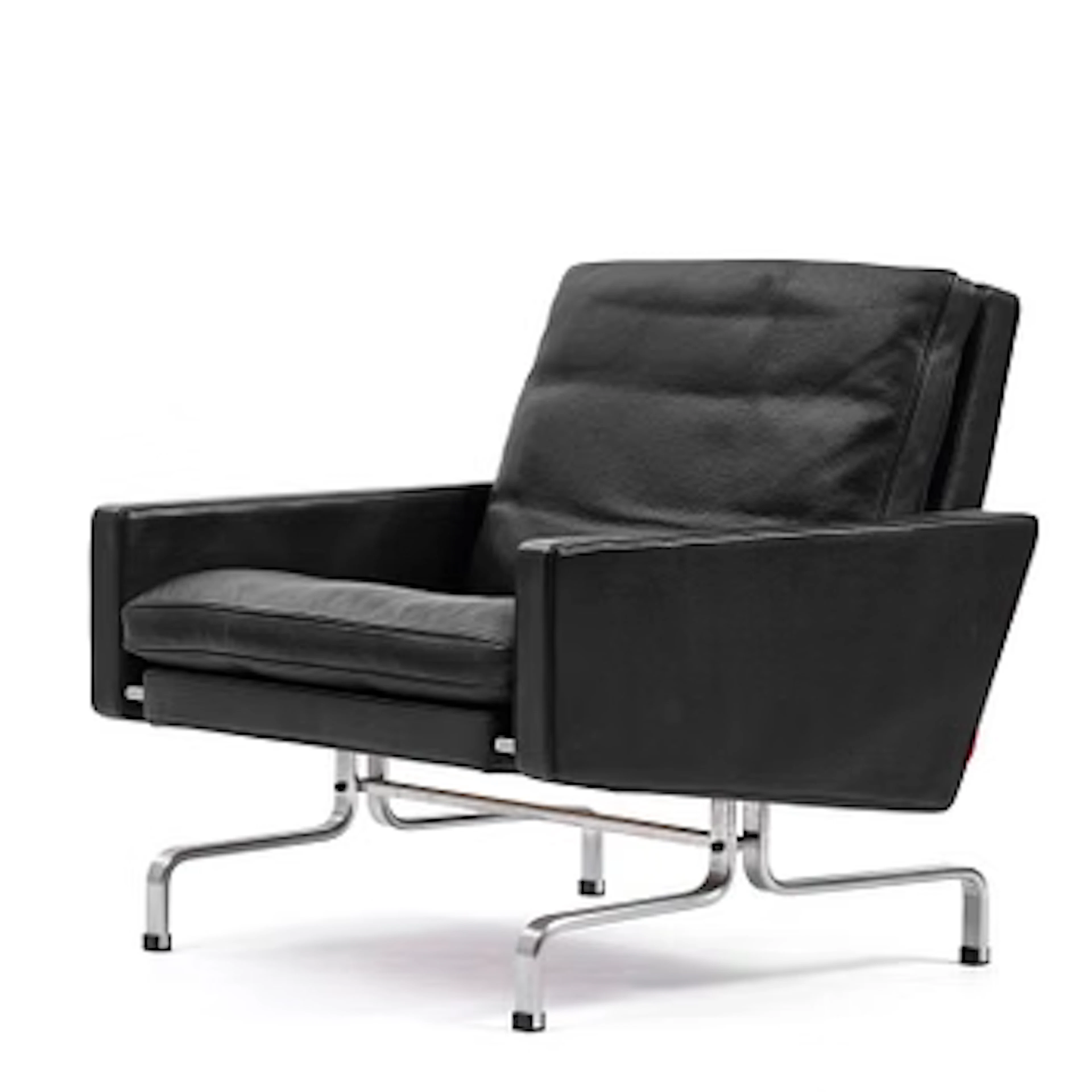 Poul Kjaerholm, a model PK31 easy chair, Fritz Hansen, Denmark 2008.