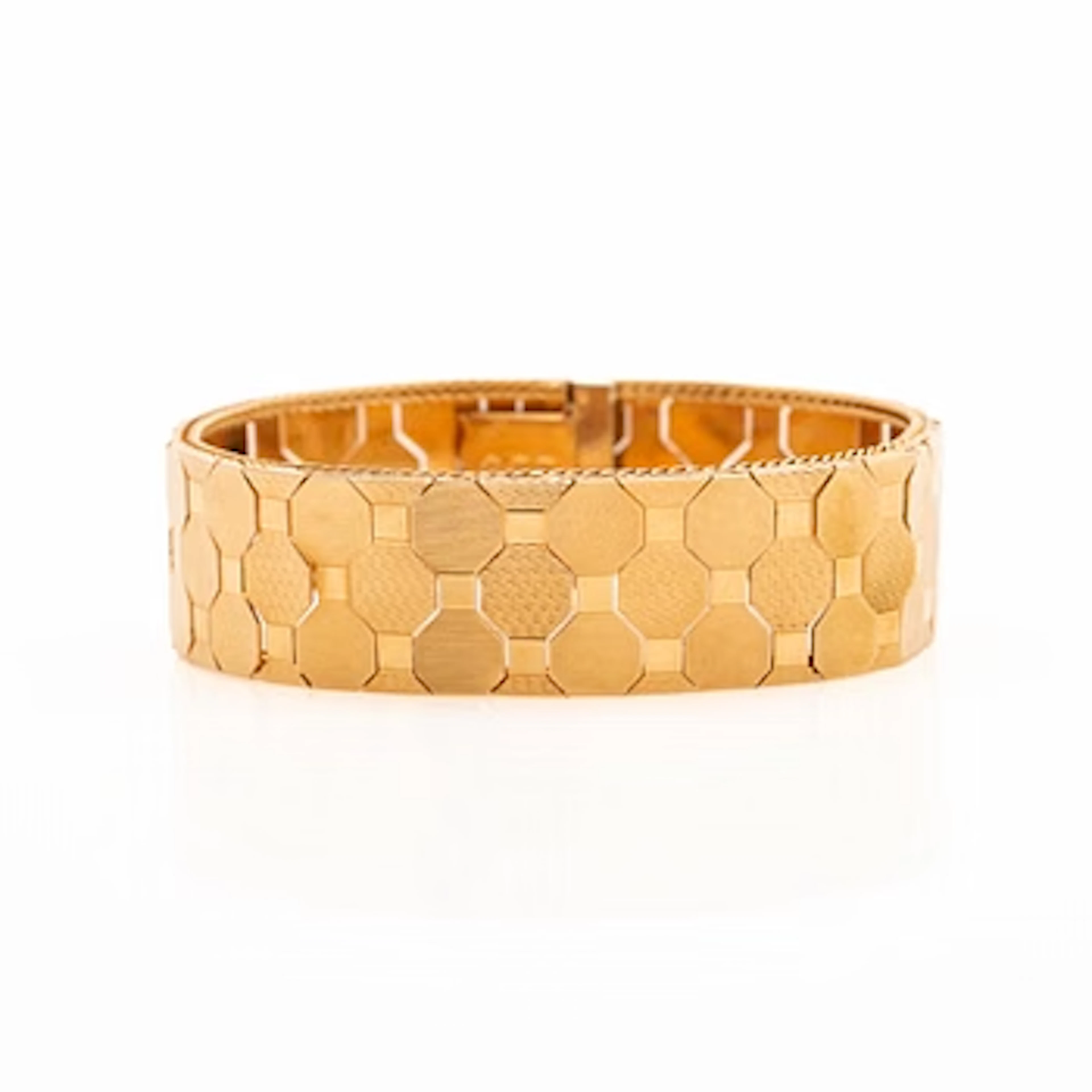 Bracelet, 18K gold, Uno A Erre, Italy.