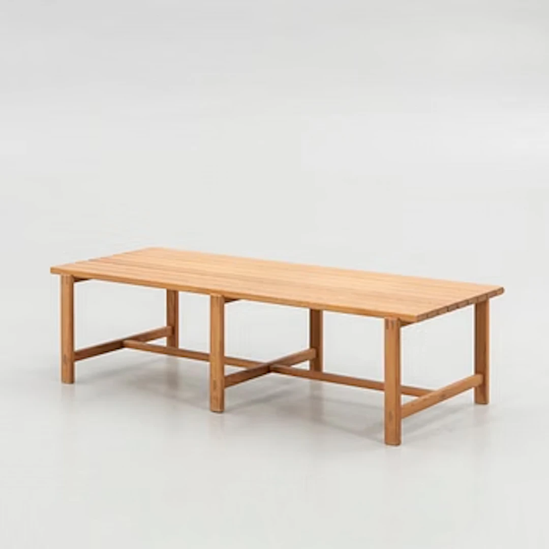 Bench, pine, 1970s.