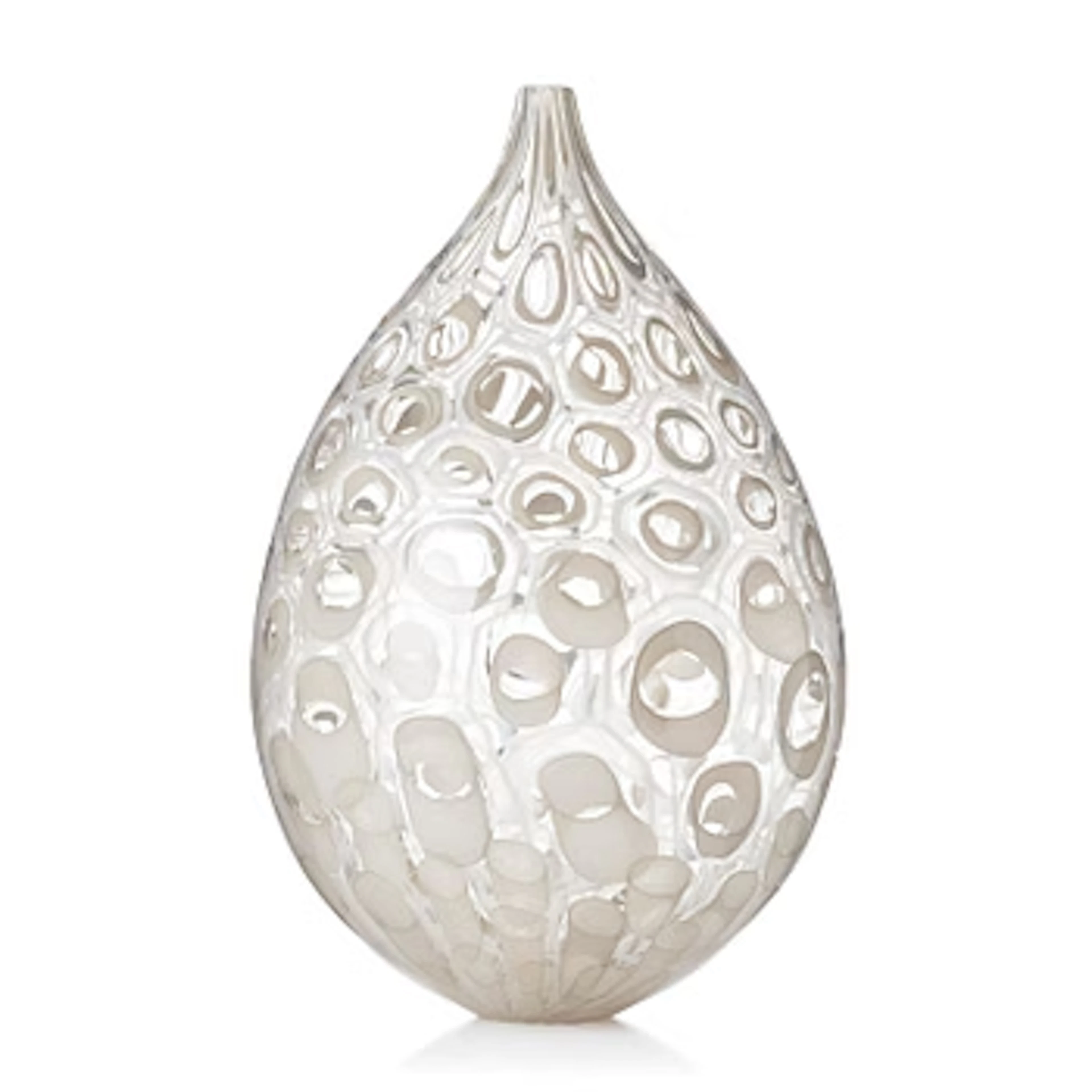 Ann Wåhlström, "Rings I", a glass vase, Tacoma, Seattle, USA 2017.