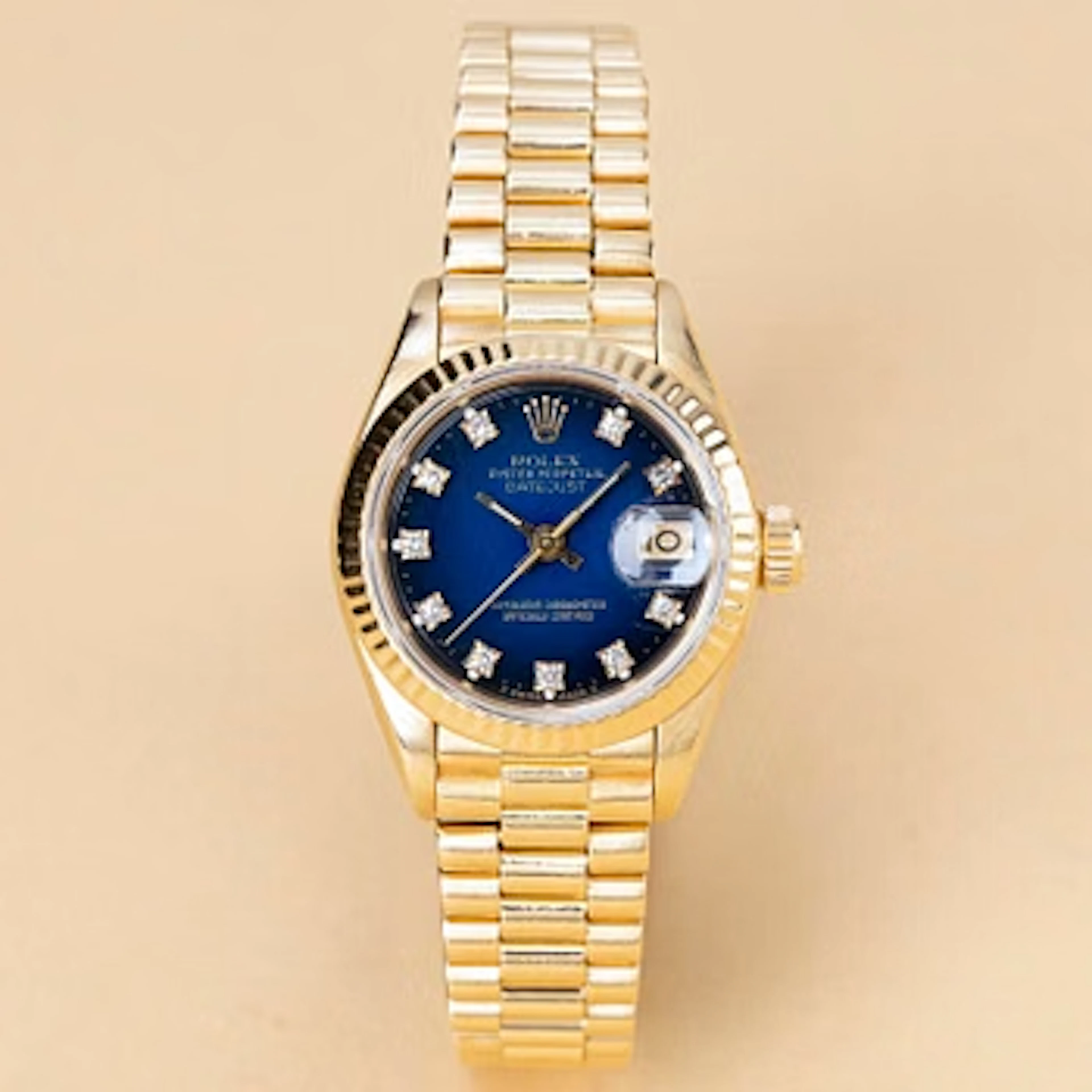 Rolex, Datejust, "Dégradé Diamond Dial", ca 1986.