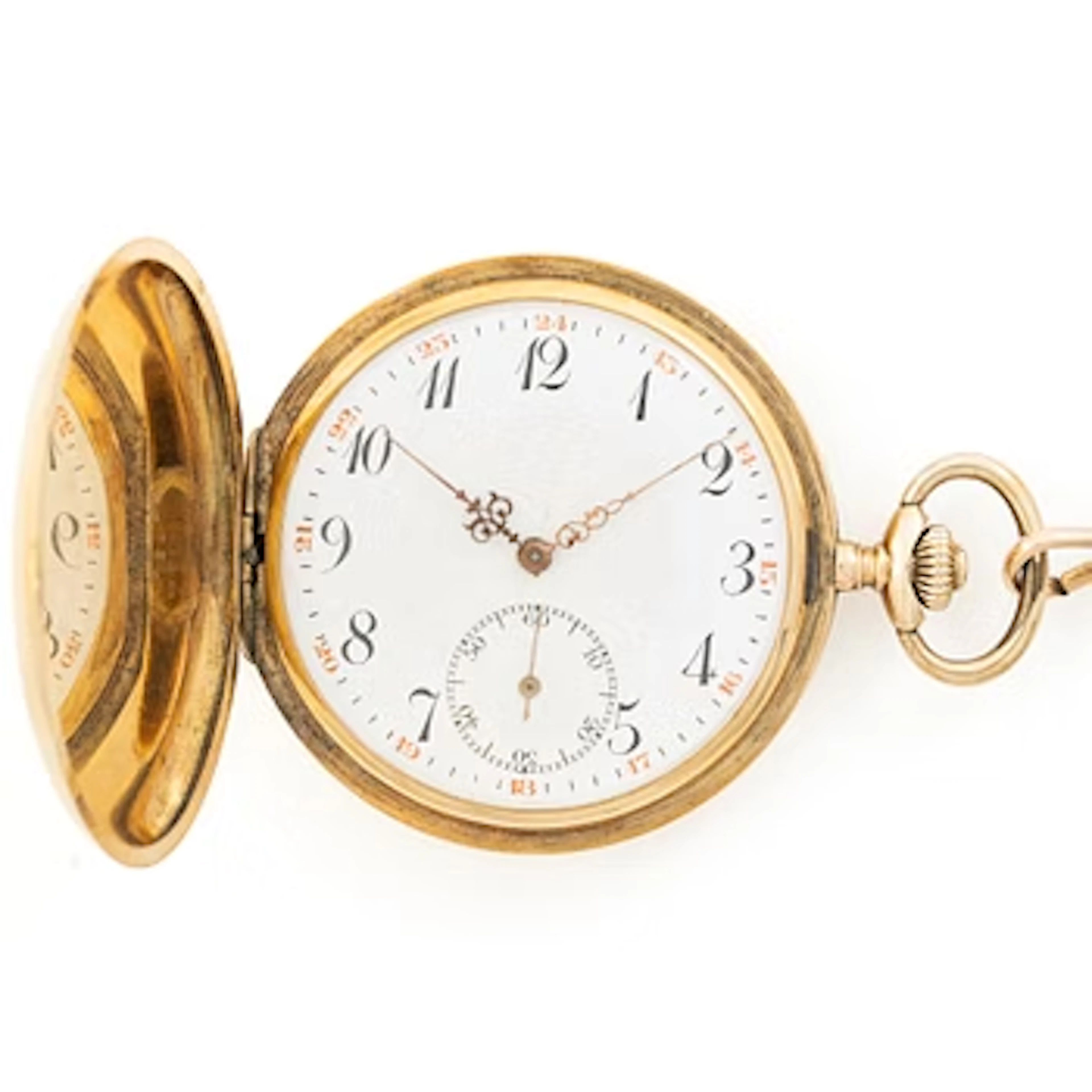 Pocket watch, hunter case, 51 mm.