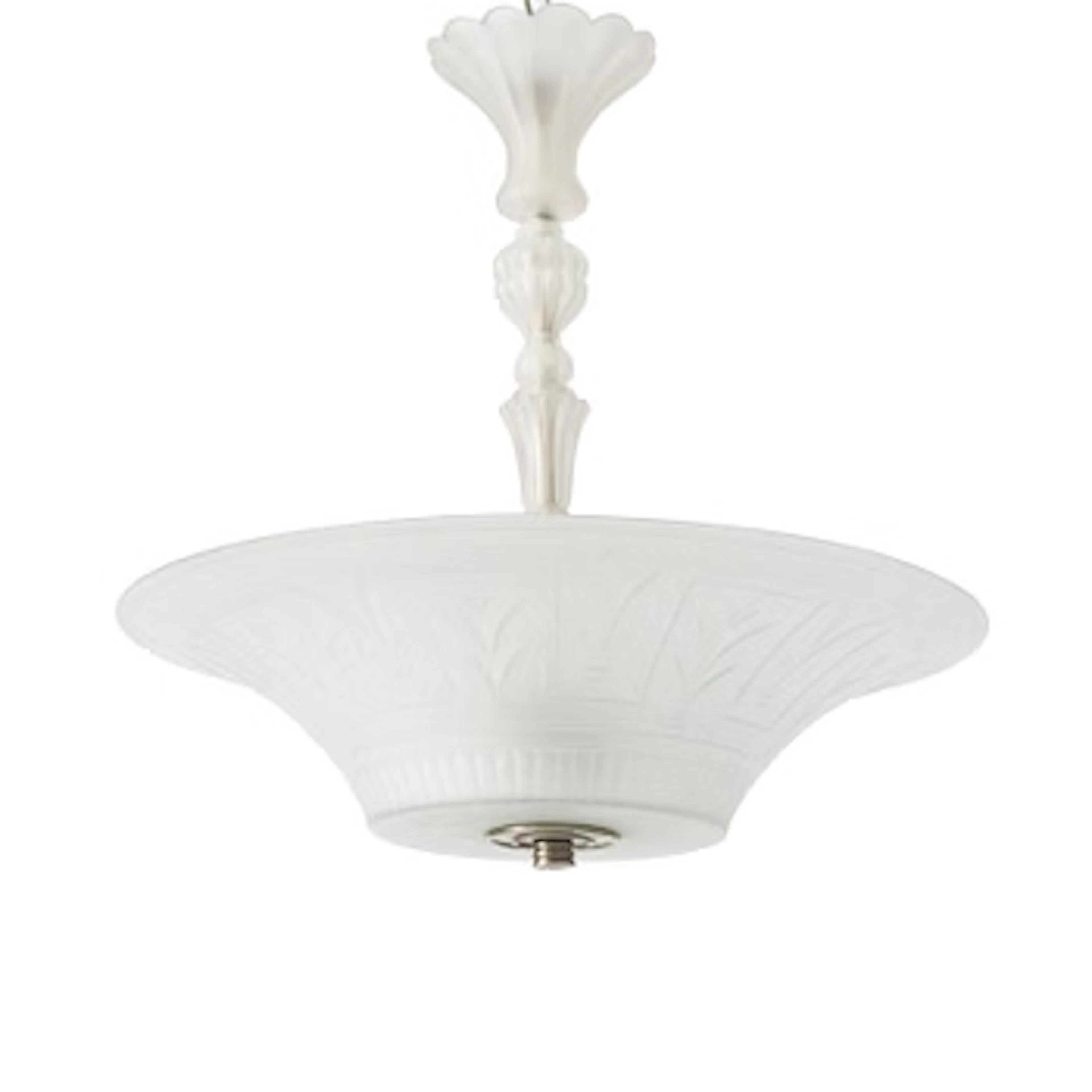 Edward Hald, a ceiling lamp, Swedish Grace, Orrefors, 1920s.