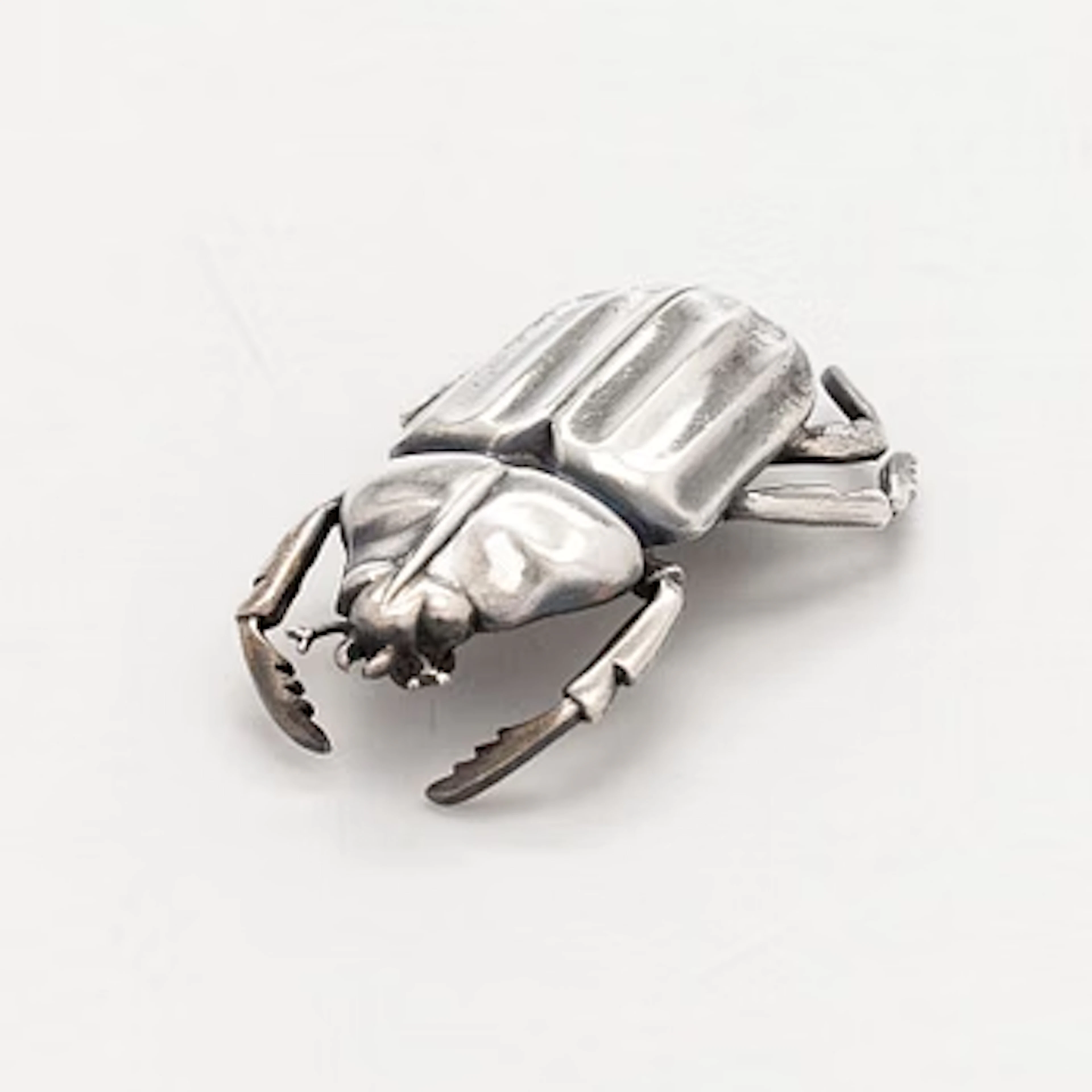 Brooch, beetle, silver, A. Tillander, Helsinki 1953.
