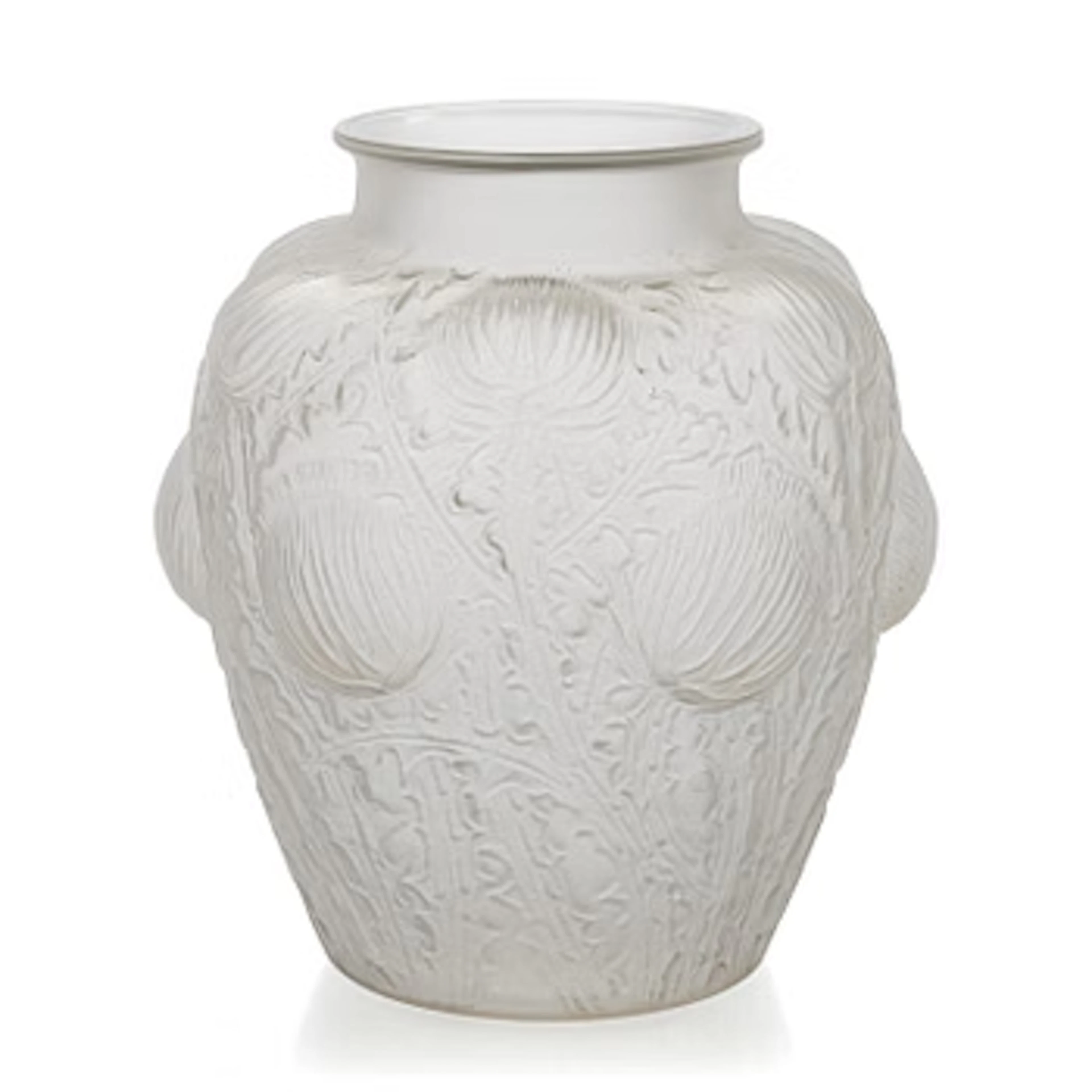 René Lalique, a 'Domrémy' glass vase, 1926.