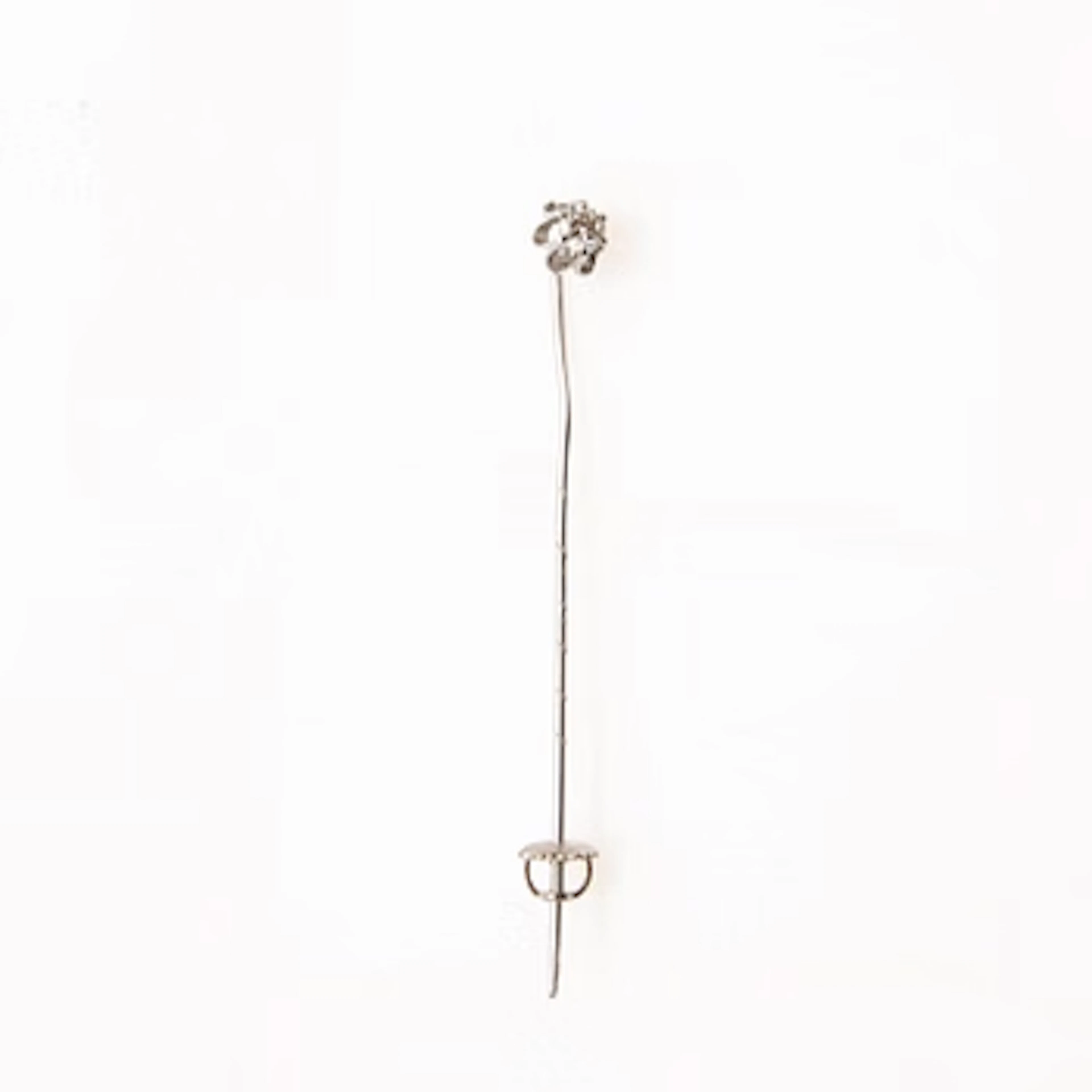 Brooch, 14K white gold with diamond, Axel Svensson, Malmö, 1989.