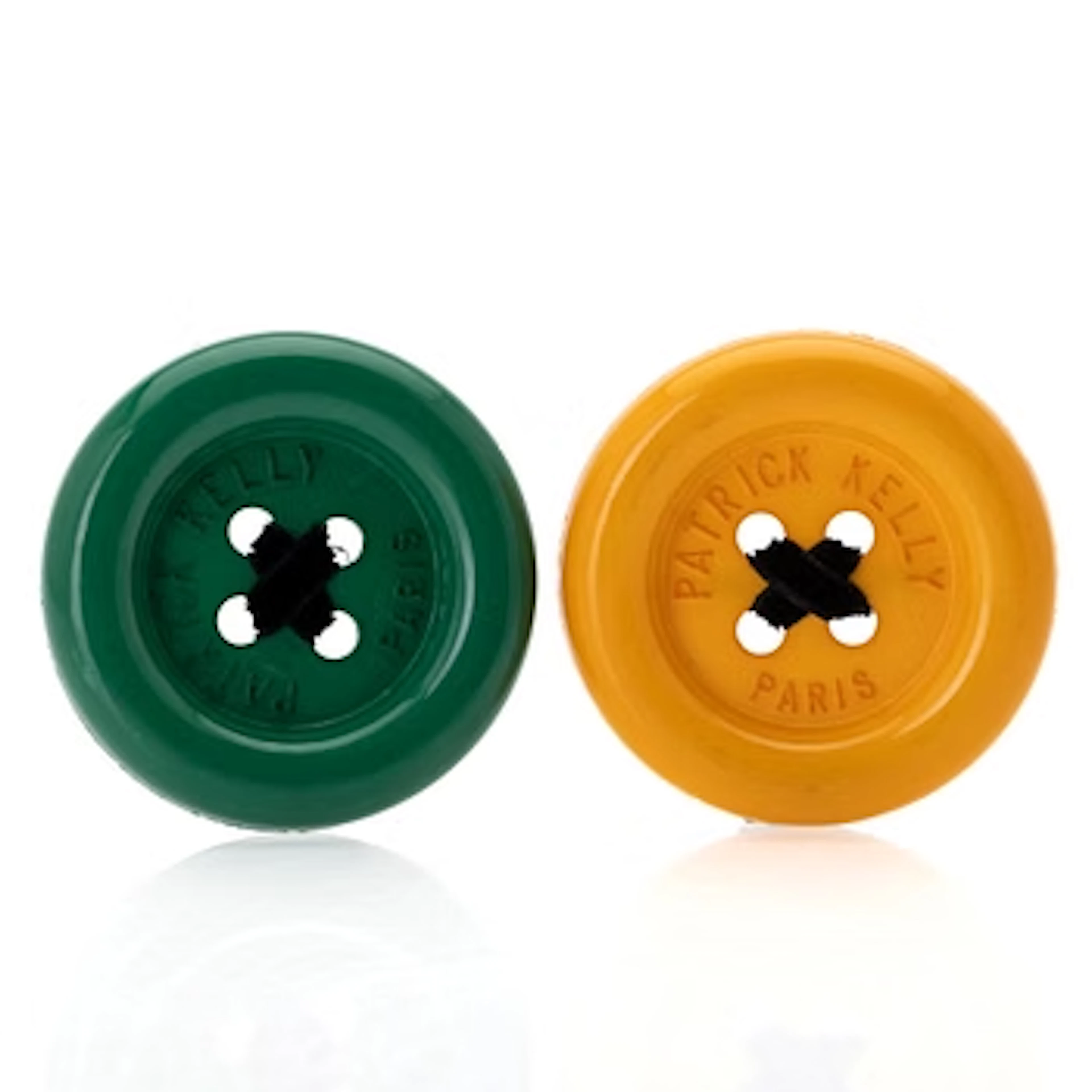 A pair of brooches, Patrick Kelly, Paris.