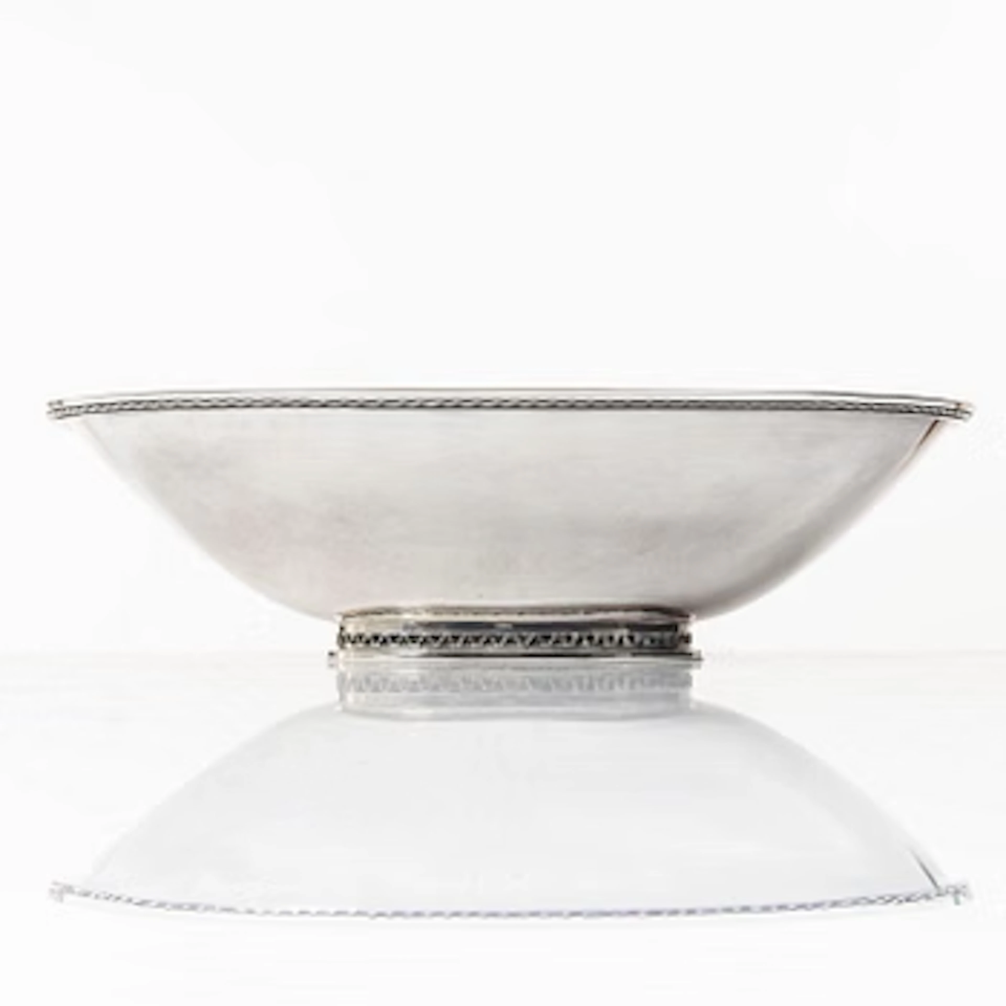 Eric Råström, Bowl, silver, company CG Råström, Stockholm 1975.
