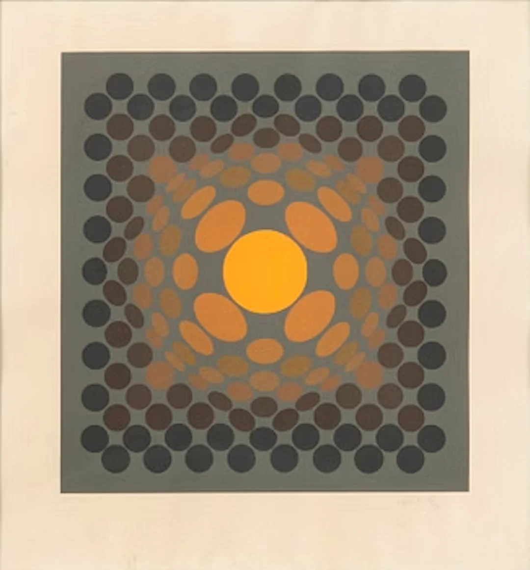 Victor Vasarely, Composition.