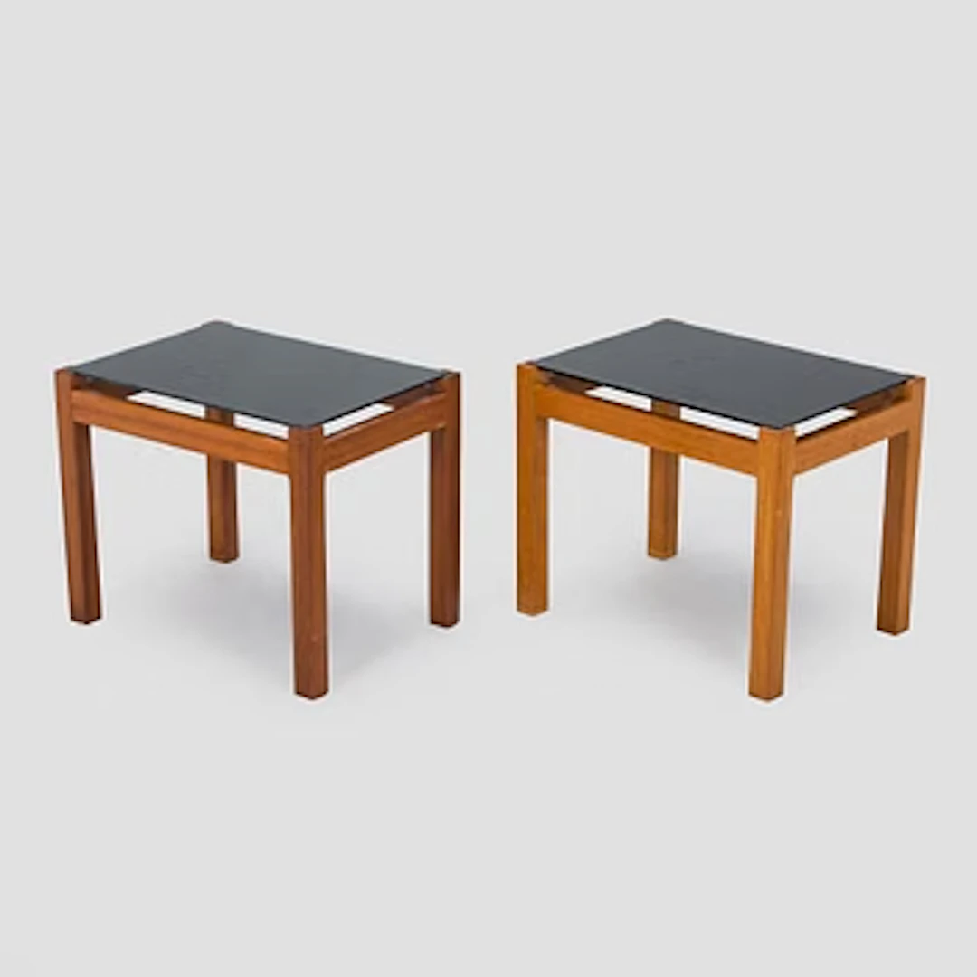 Carl Gustaf Hiort af Ornäs, Two 1960's tables 'Lamp tables' for HMN