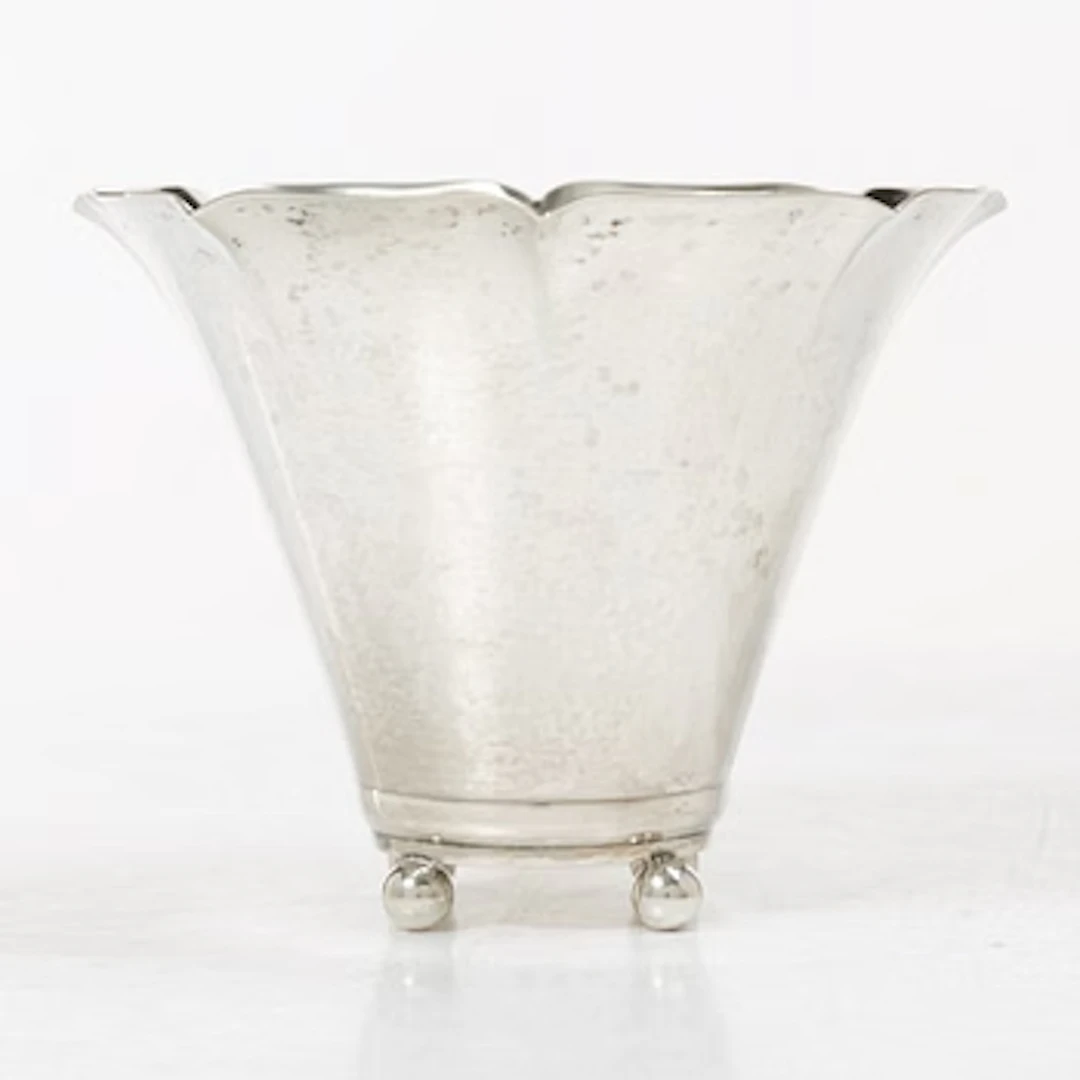 Wiwen Nilsson, a silver bowl, A. Nilsson, Lund, Sweden 1931.