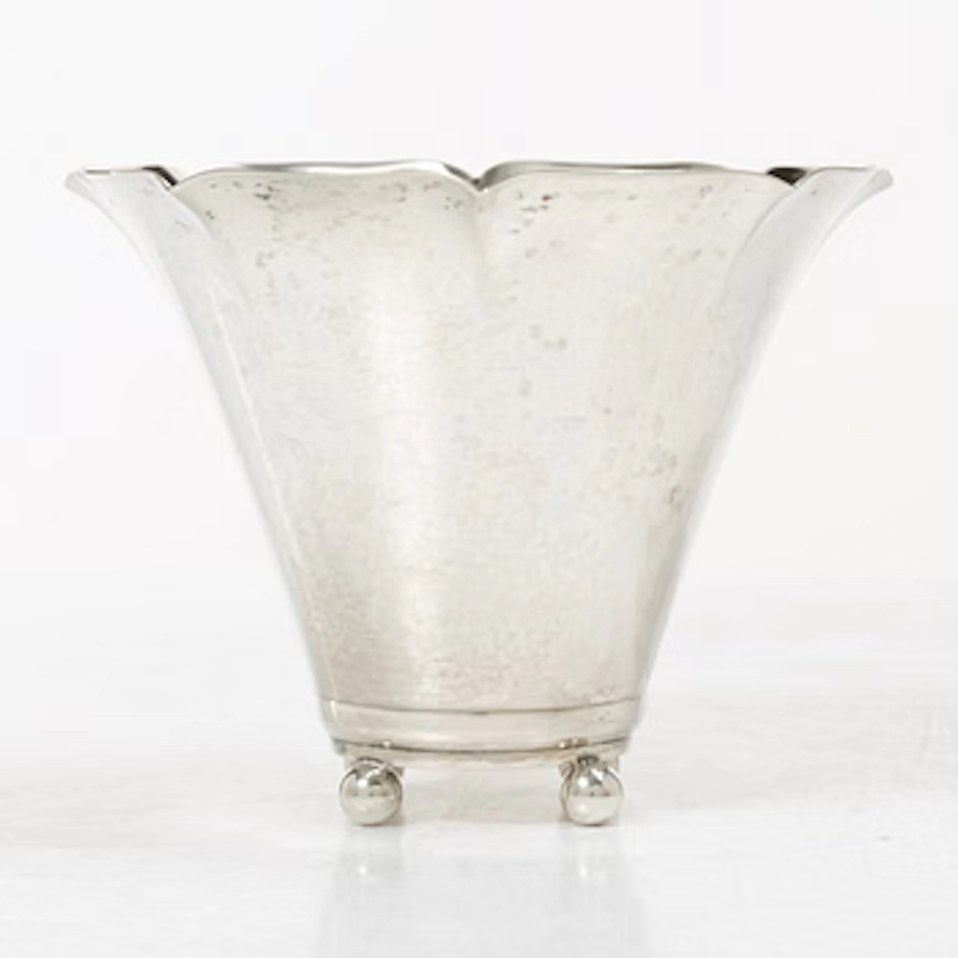 Wiwen Nilsson, a silver bowl, A. Nilsson, Lund, Sweden 1931.