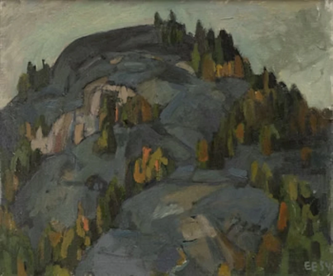 Erling Enger, View of the mountain.