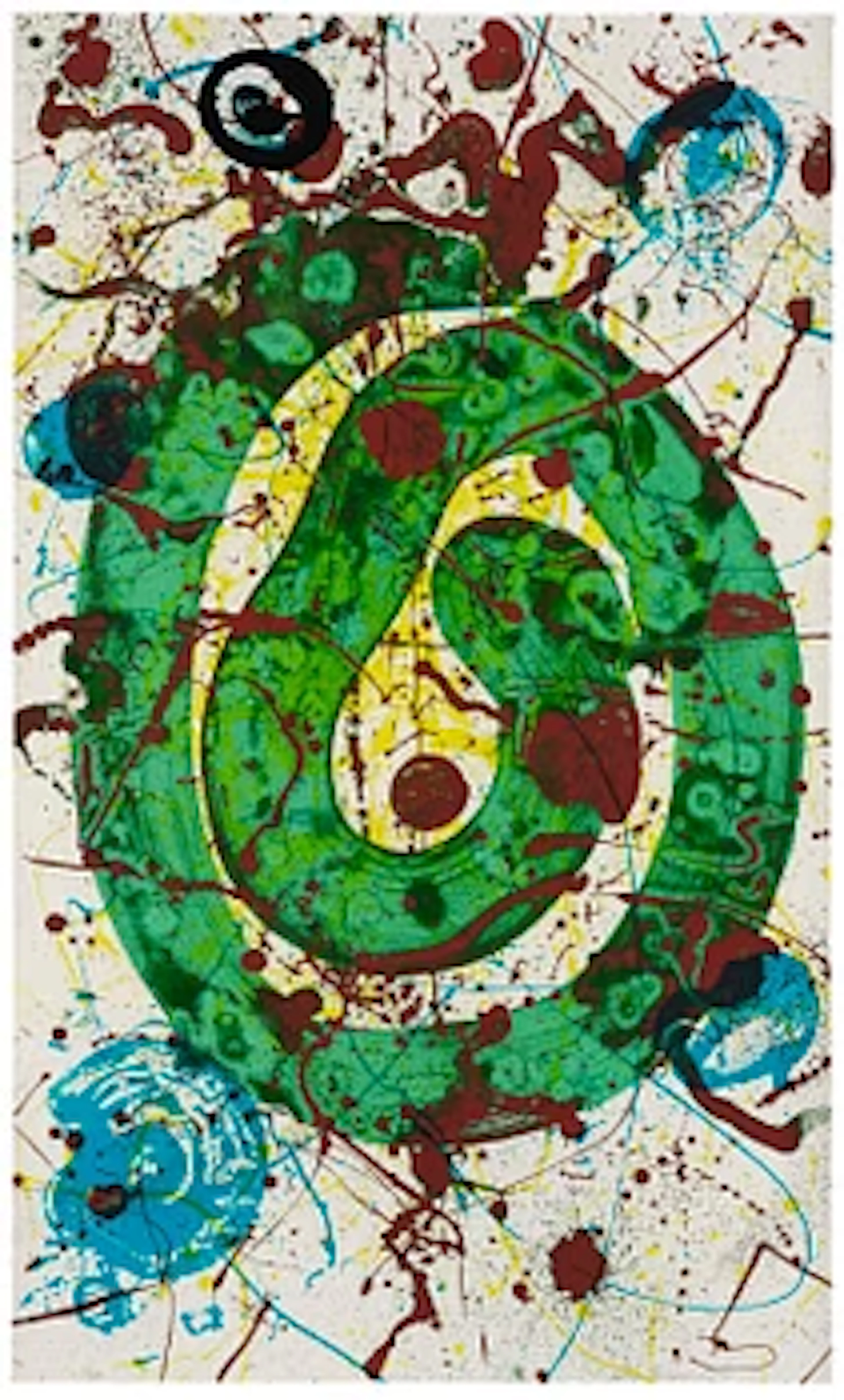 Sam Francis, "For the Blue Sons of the Air".
