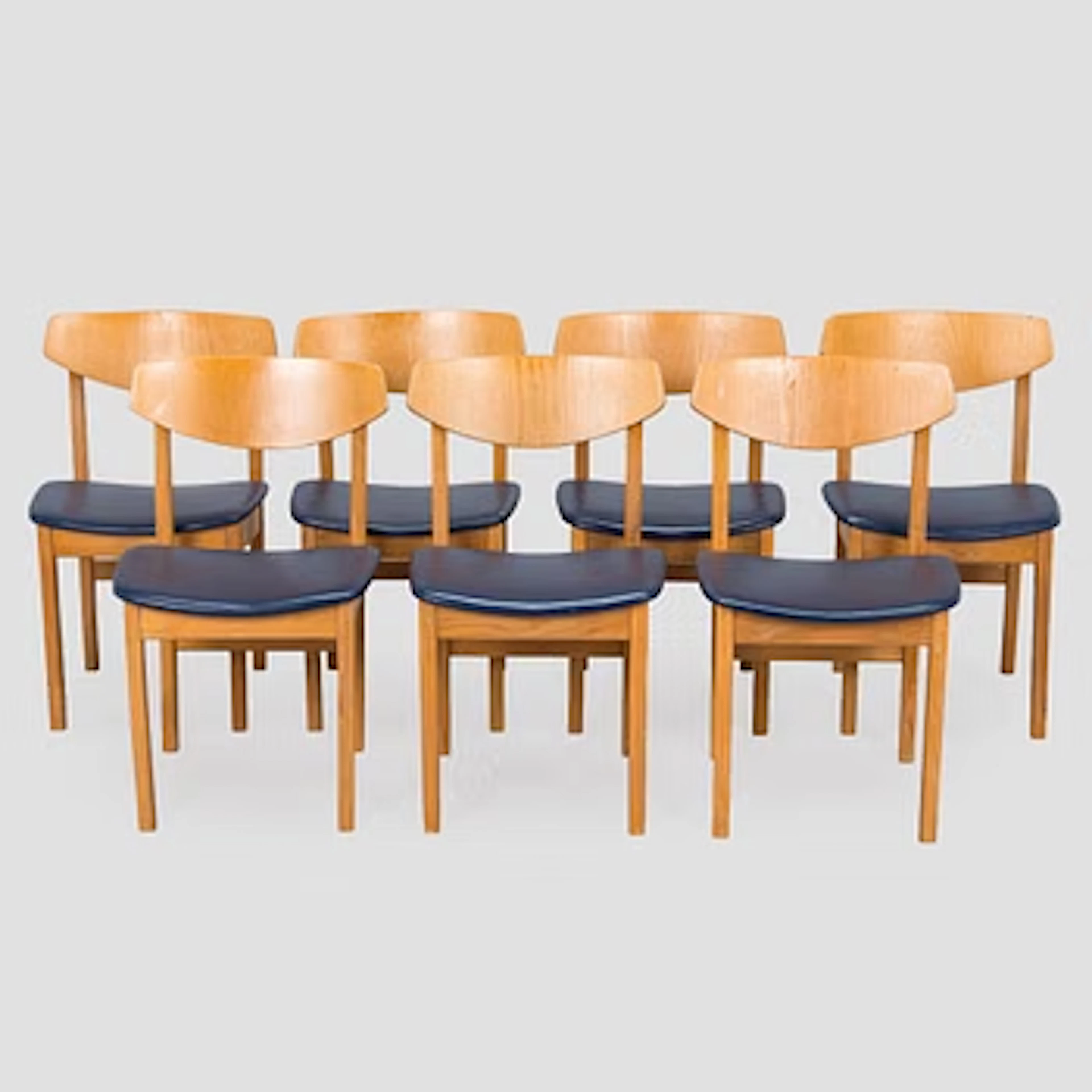 Lasse Ollinkari, seven 1960s "Ervi chairs" for Artek.