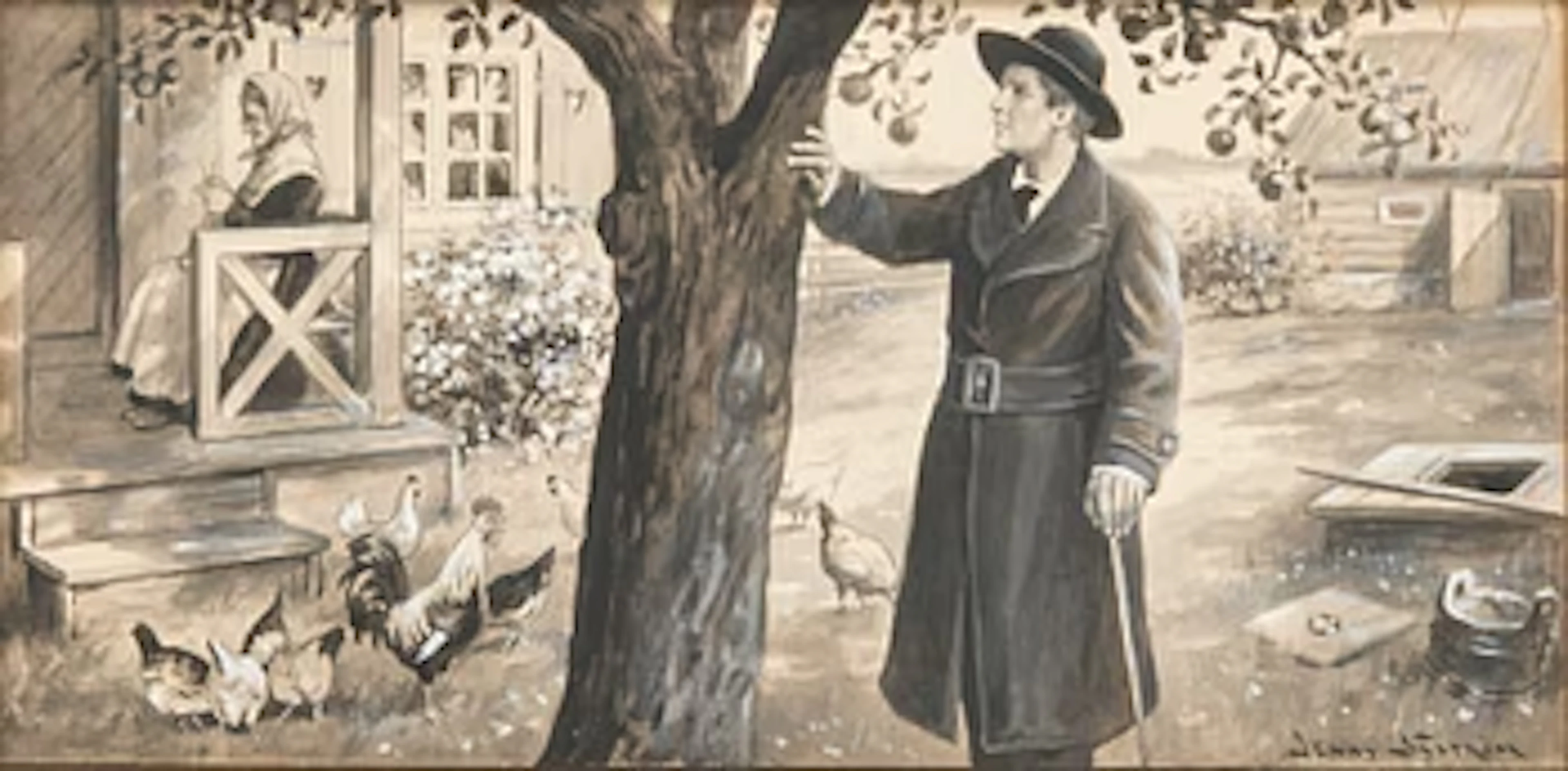 Jenny Nyström, The Apple Tree.