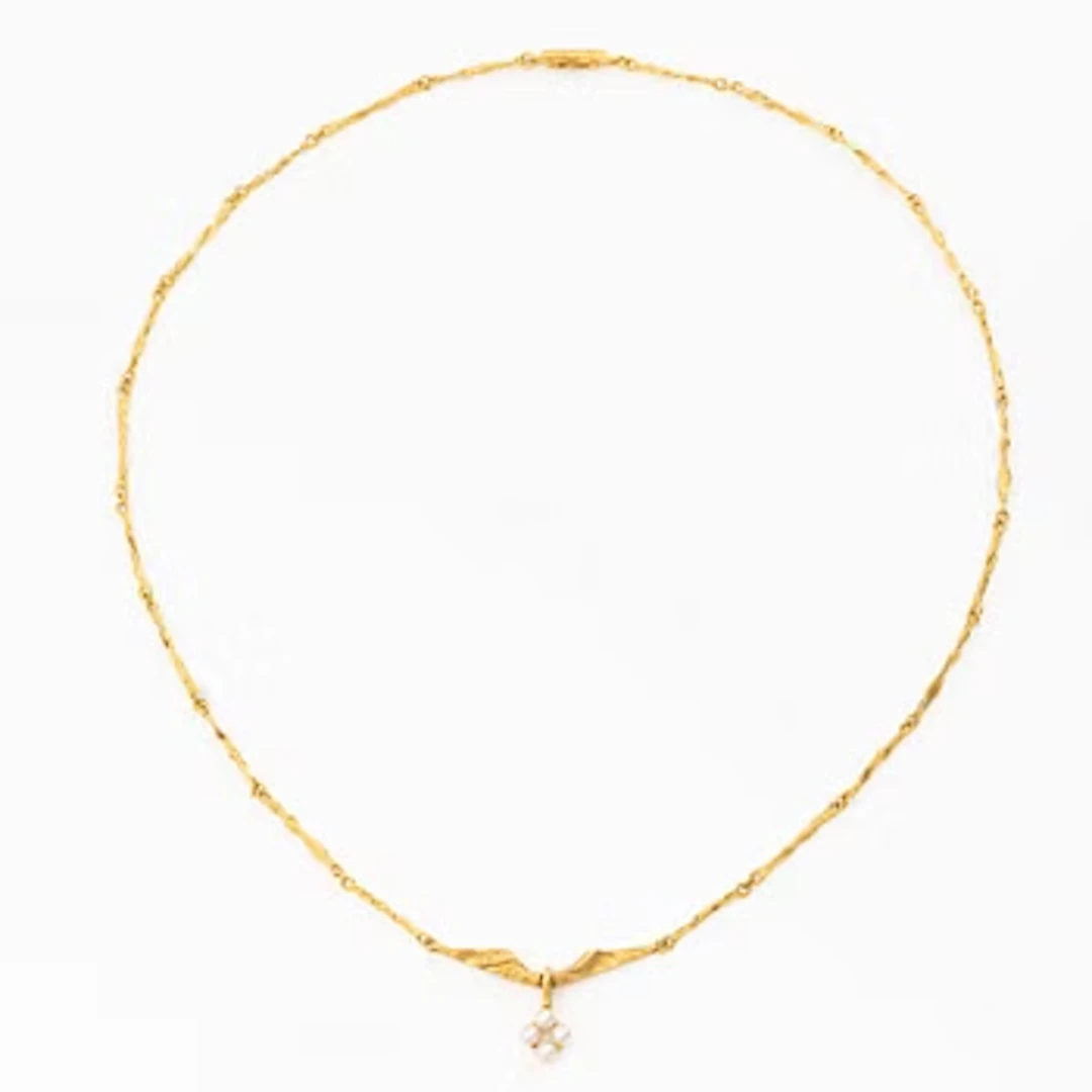 Björn Weckström, a 'Pearlflower' necklace, Fyrklövern Lapponia, Finland, 1999.