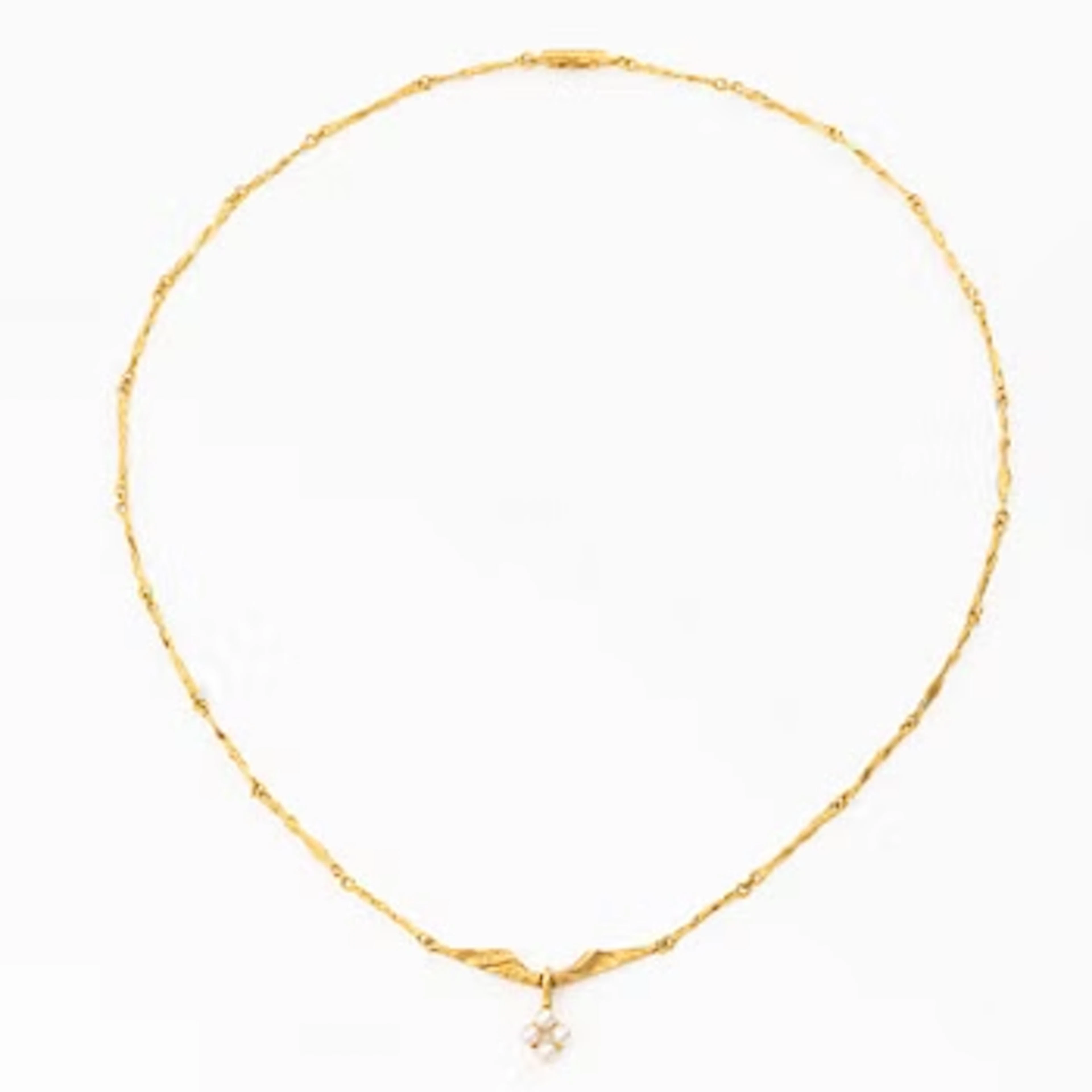 Björn Weckström, a 'Pearlflower' necklace, Fyrklövern Lapponia, Finland, 1999.