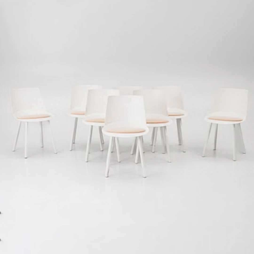Stefan Diez, chairs, 8 pieces, “Houdini”, E15, 2000s.