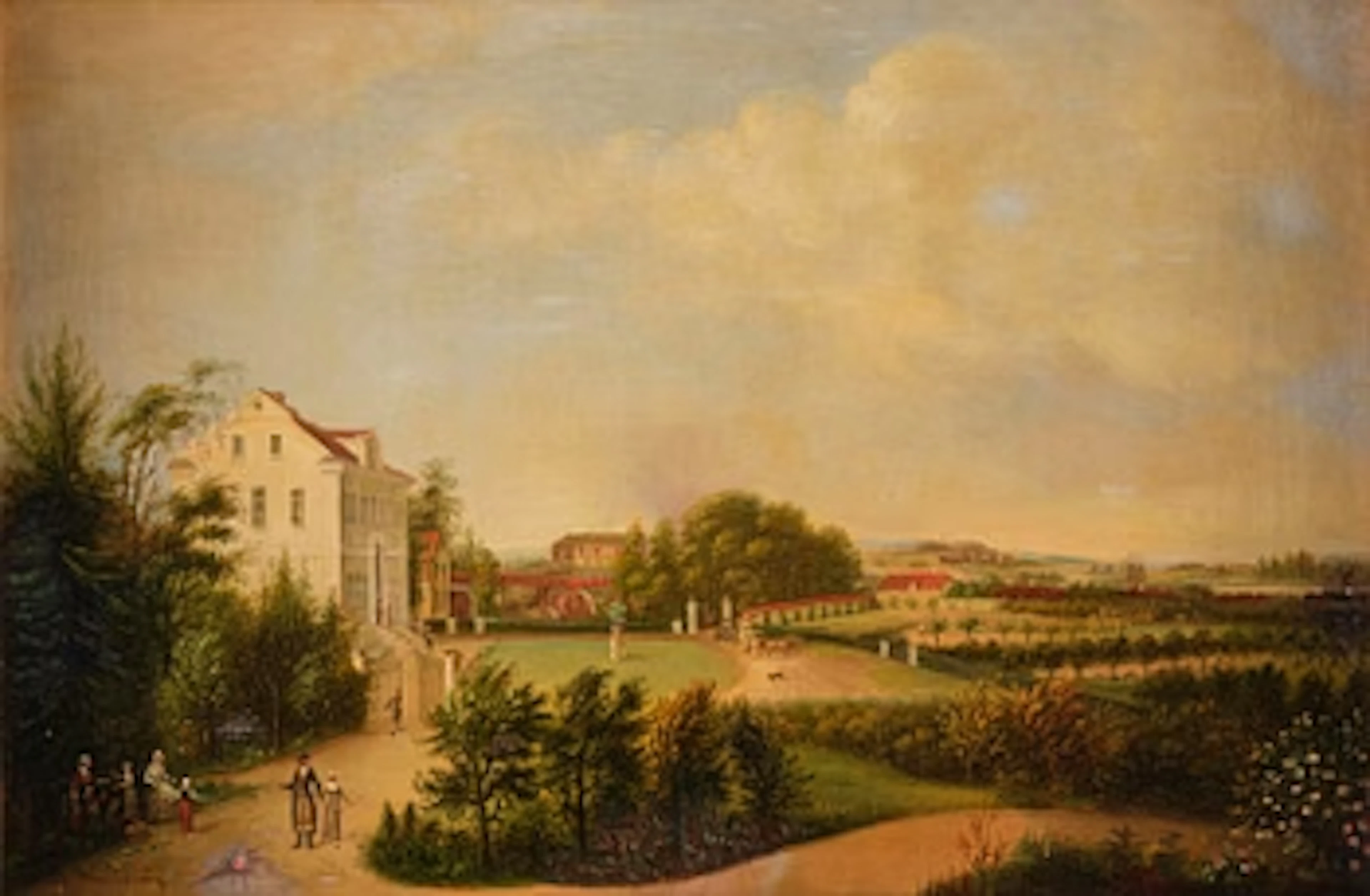 Manor landscape.