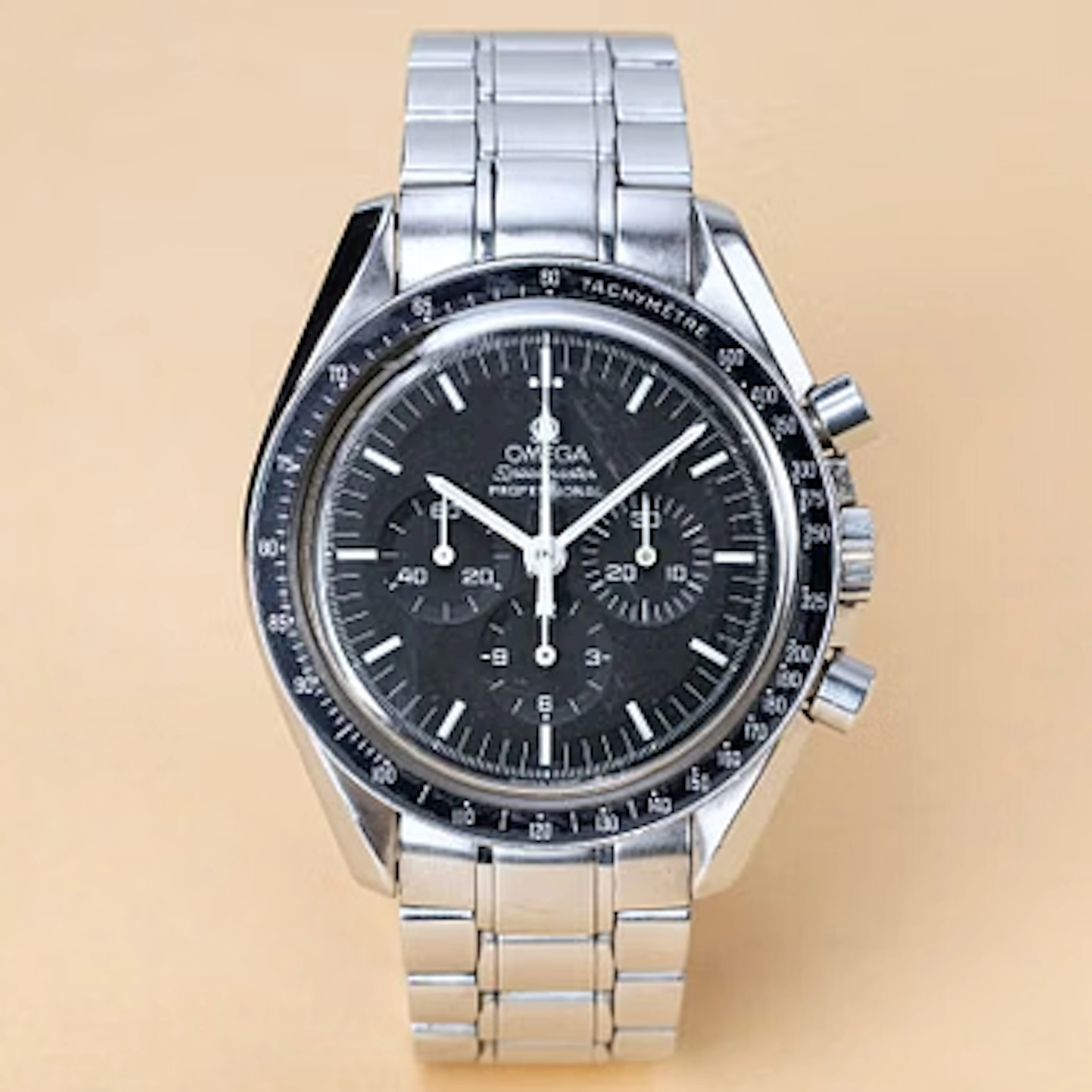 Omega, Speedmaster, Moonwatch, Professional, “Hesalite Sandwich”, ca 2003.