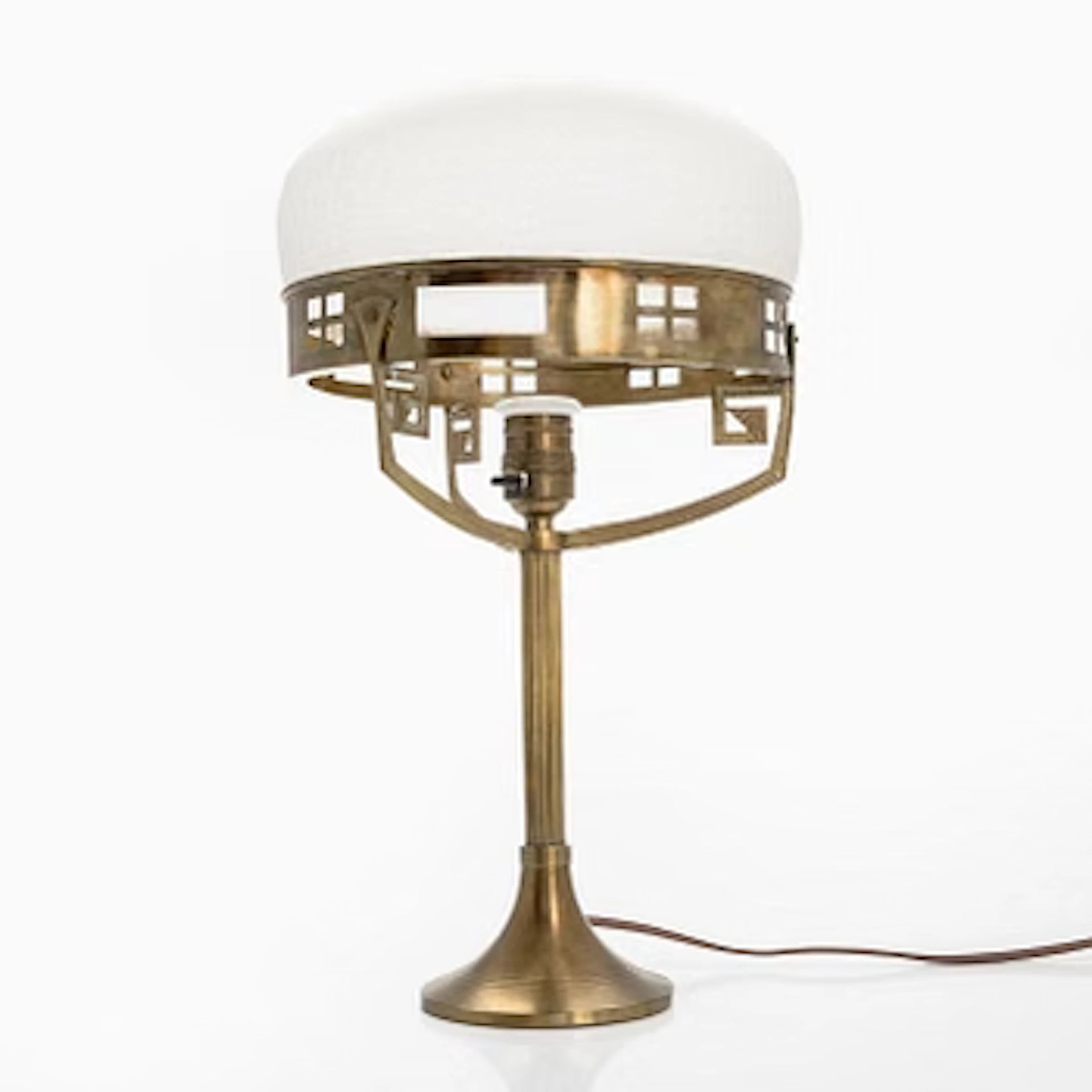 An early 20th century table lamp.