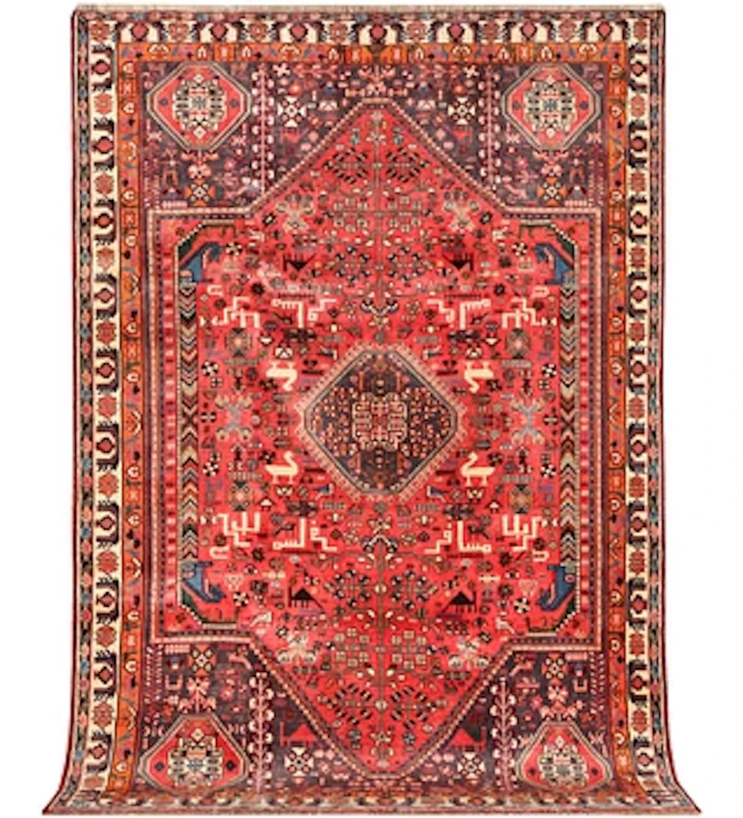 A Kashgai carpet, c. 300 x 200 cm.