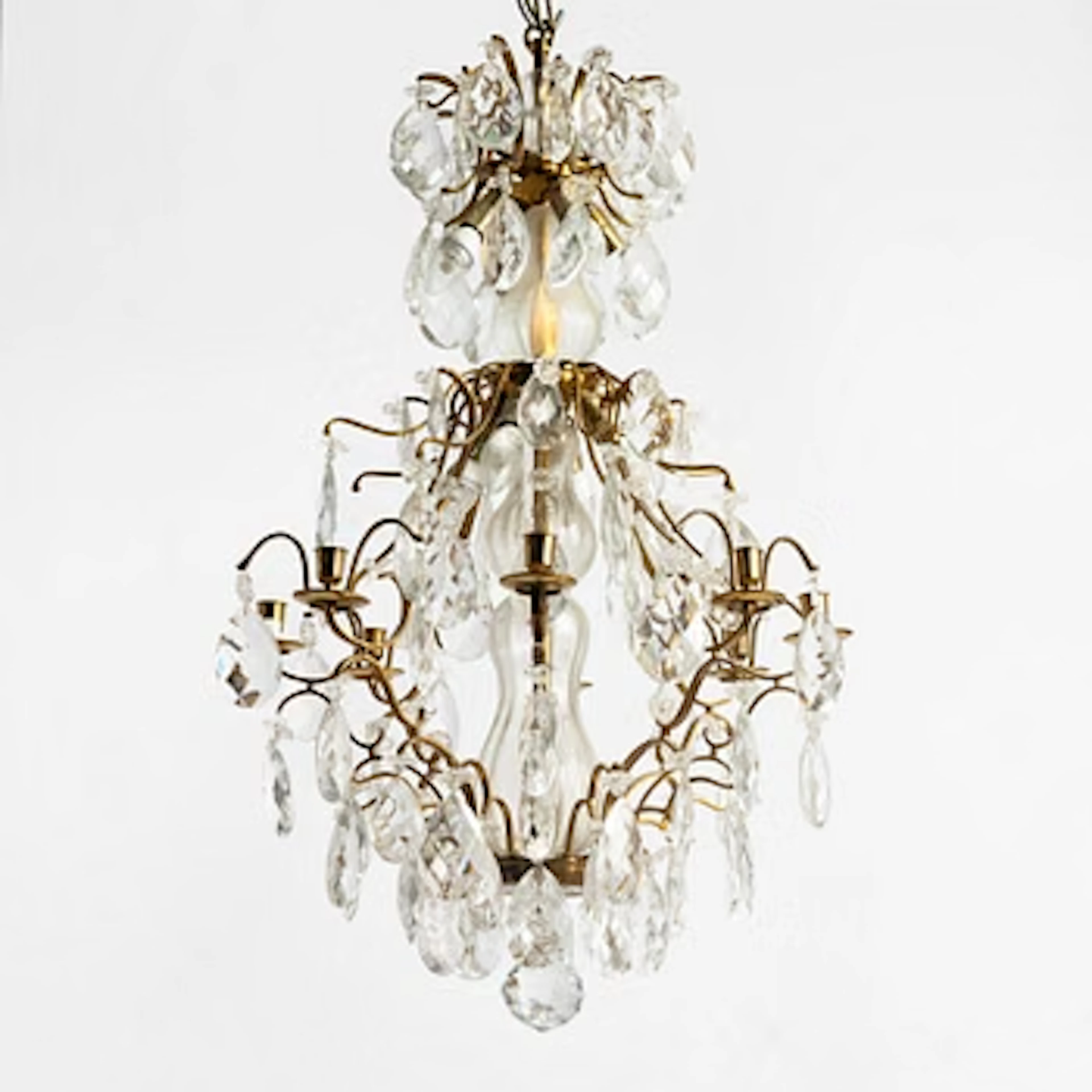 Chandelier, Rococo style, contemporary.
