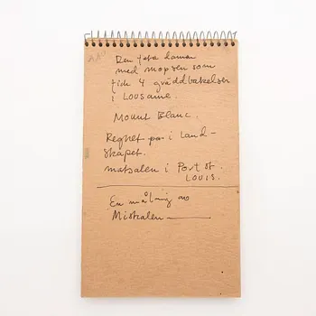 Madeleine Pyk, Sketchbook.