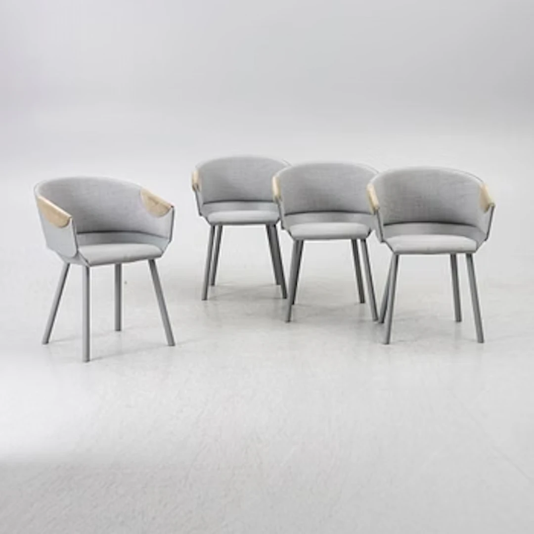 Stefan Diez, armchairs, 4 pcs, "Houdini", E15.