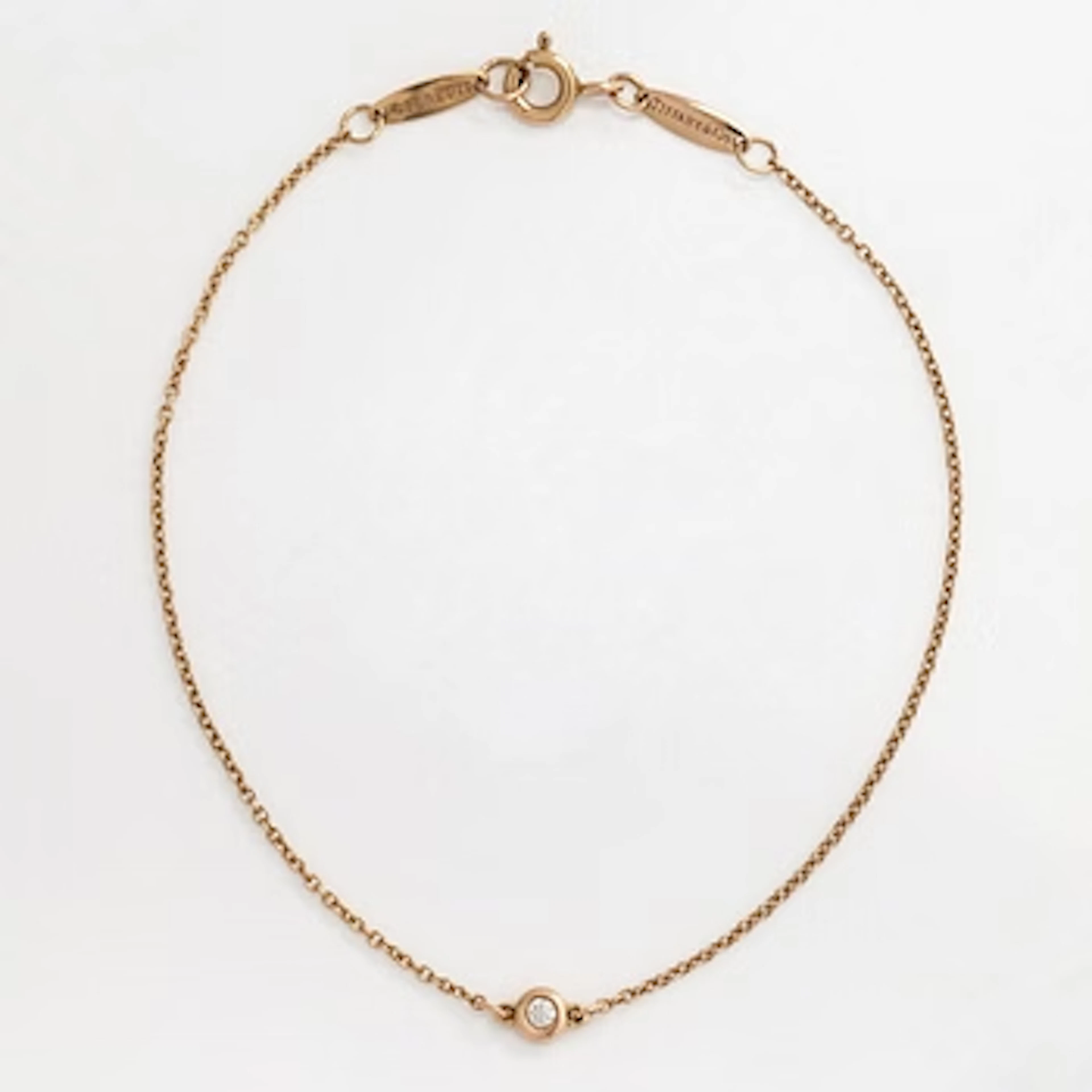 Tiffany & Co, an 18K gold 'Diamonds by the Yard' bracelet with a brilliant-cut