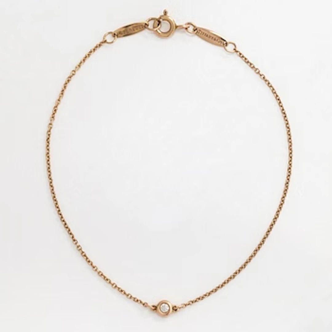 Tiffany & Co, an 18K gold 'Diamonds by the Yard' bracelet with a brilliant-cut