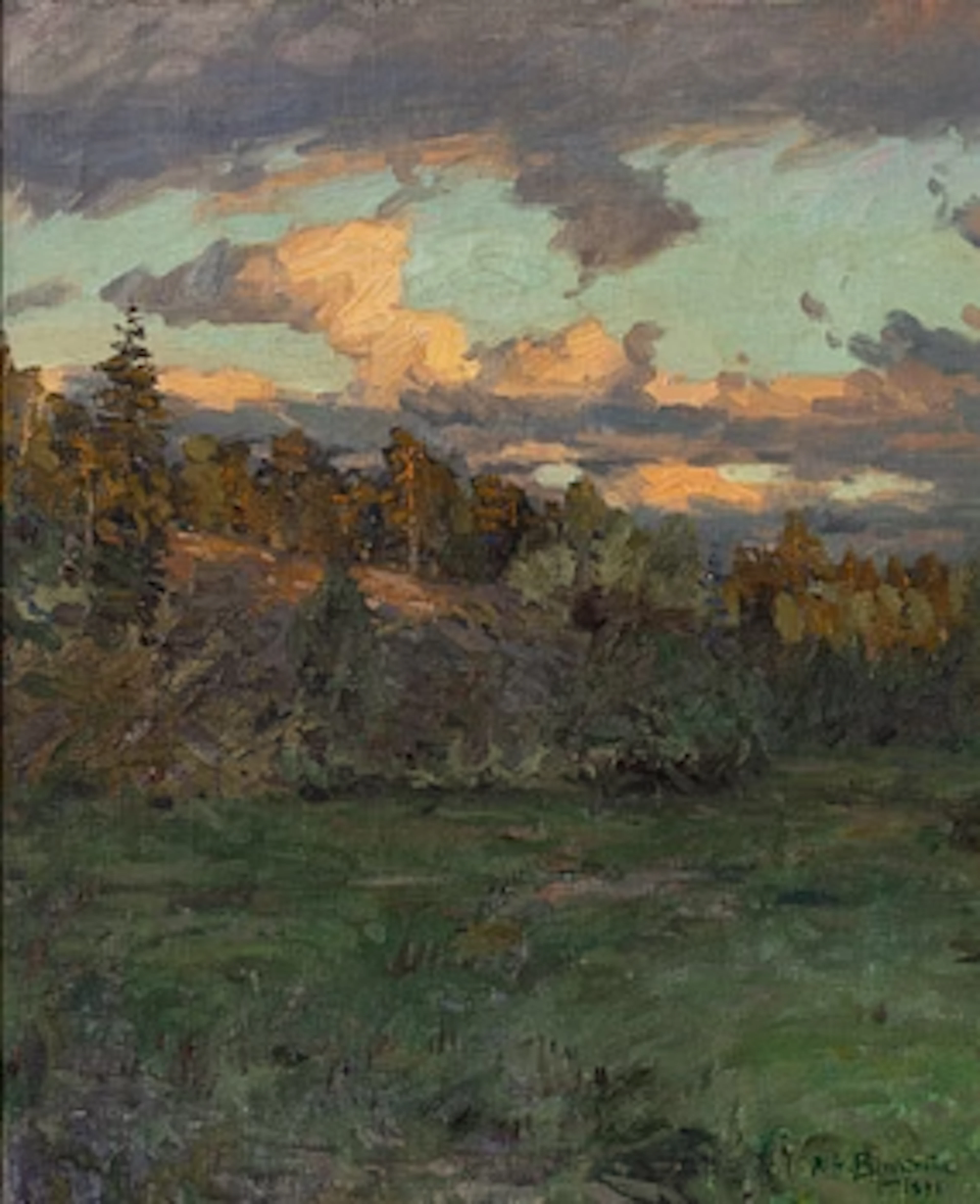Alfred Bergström, “Evening”.