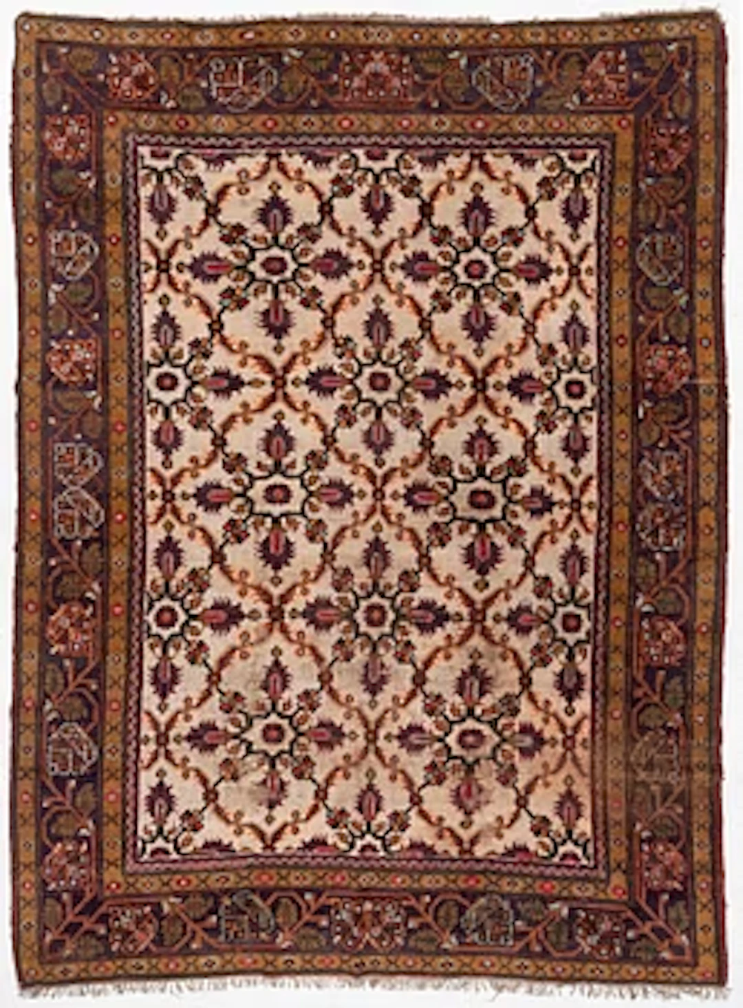 A Masulipatnam carpet, north India, c. 402 x 333 cm.