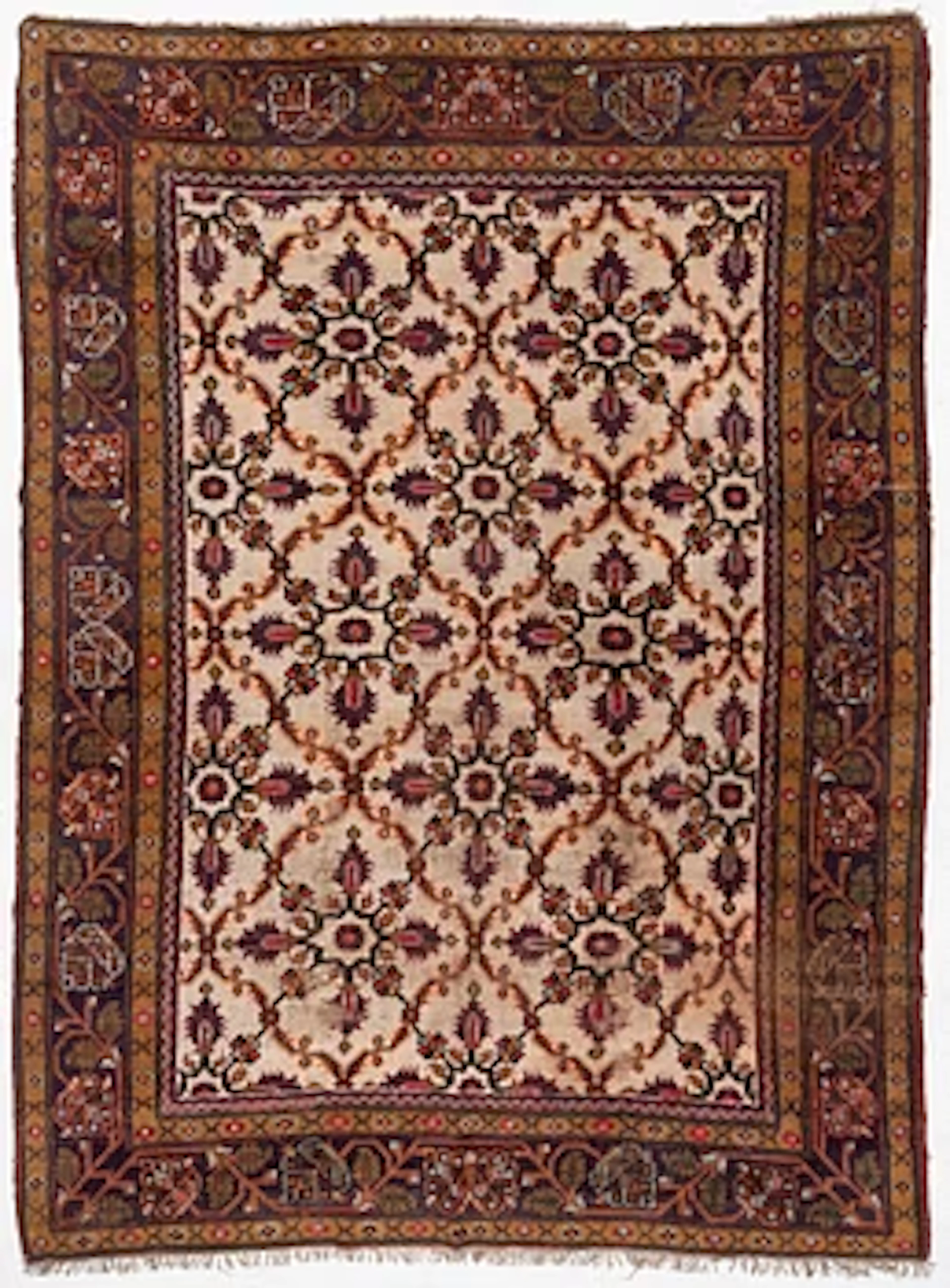 A Masulipatnam carpet, north India, c. 402 x 333 cm.