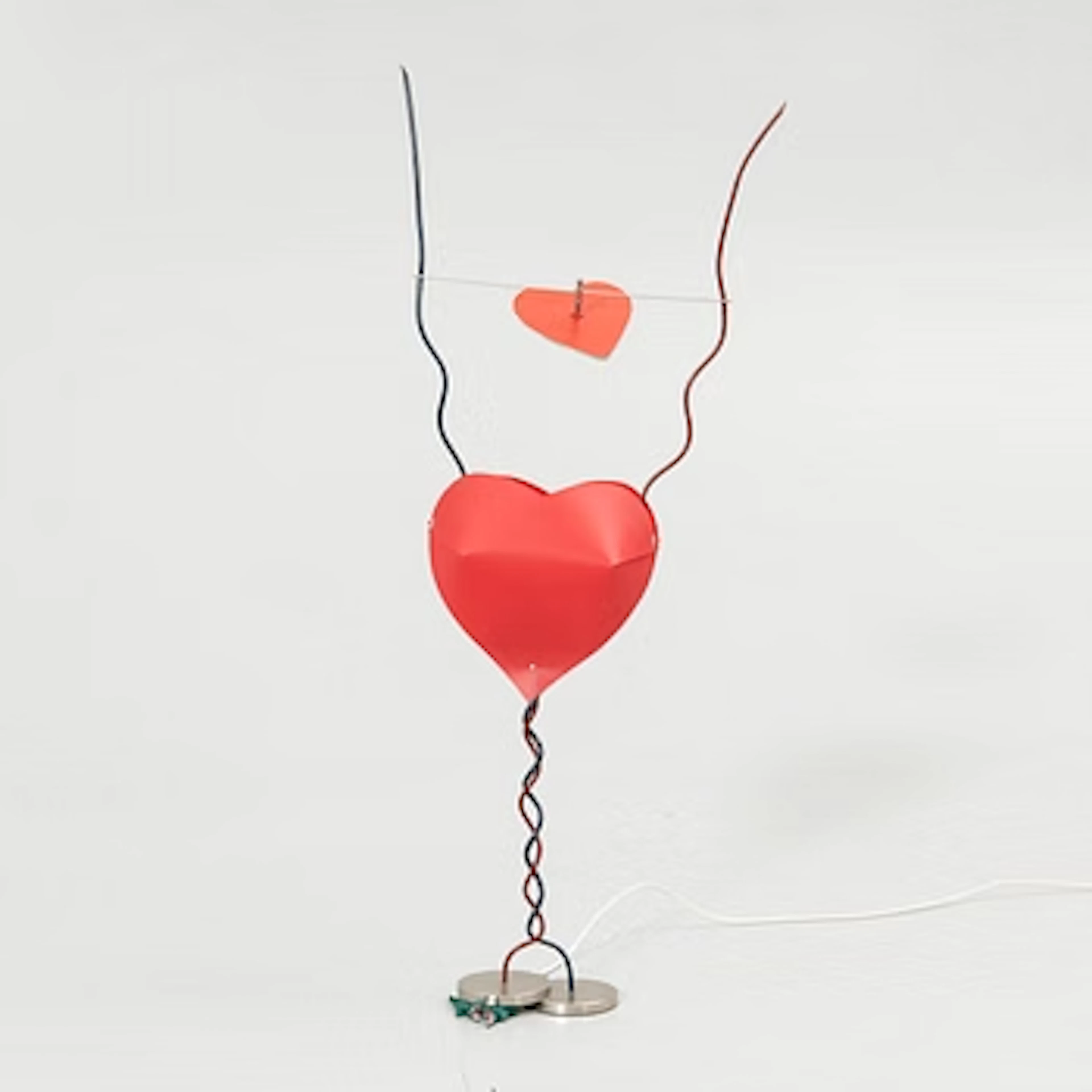 Ingo Maurer, table lamp, "One from the heart".