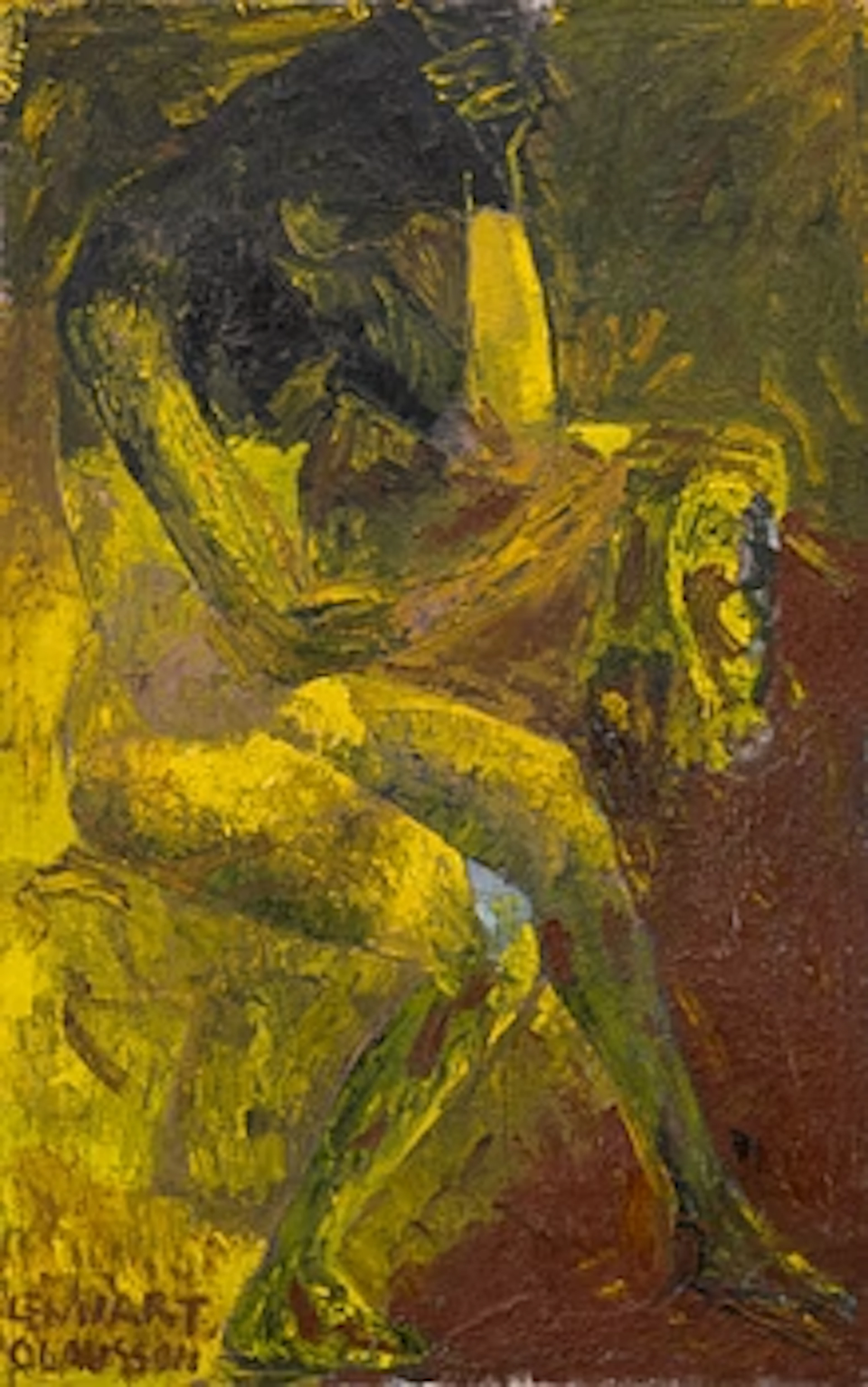 Lennart Olausson, Female Figure in Yellow.