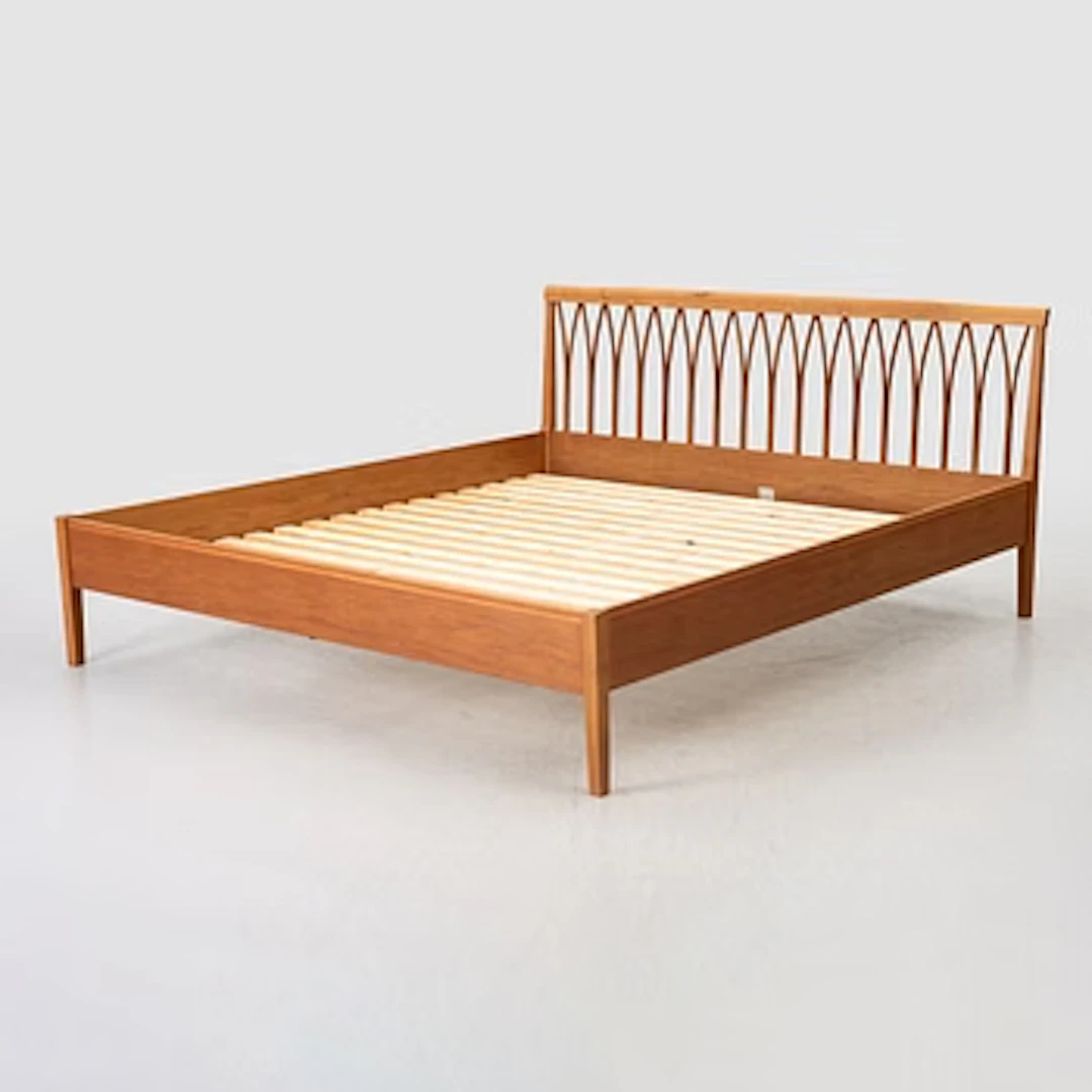 Carl Malmsten, Bed frame, 'Guldheden', Åfors Möbelfabrik, latter half