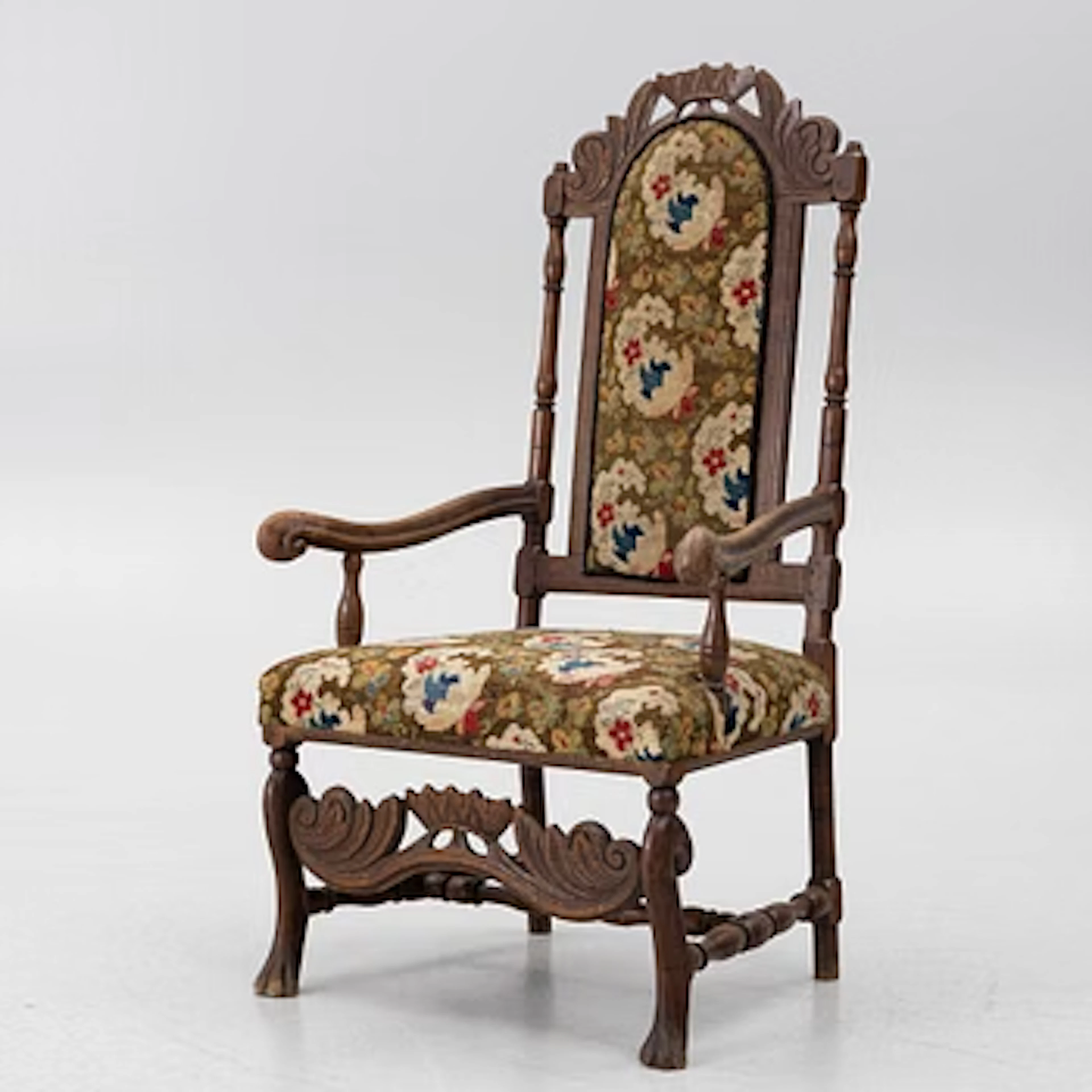 A Baroque armchair, circa 1700.