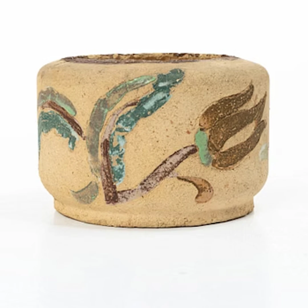 Wilhelm Kåge, a chamotte stoneware vase, Gustavsberg, Sweden 1929.