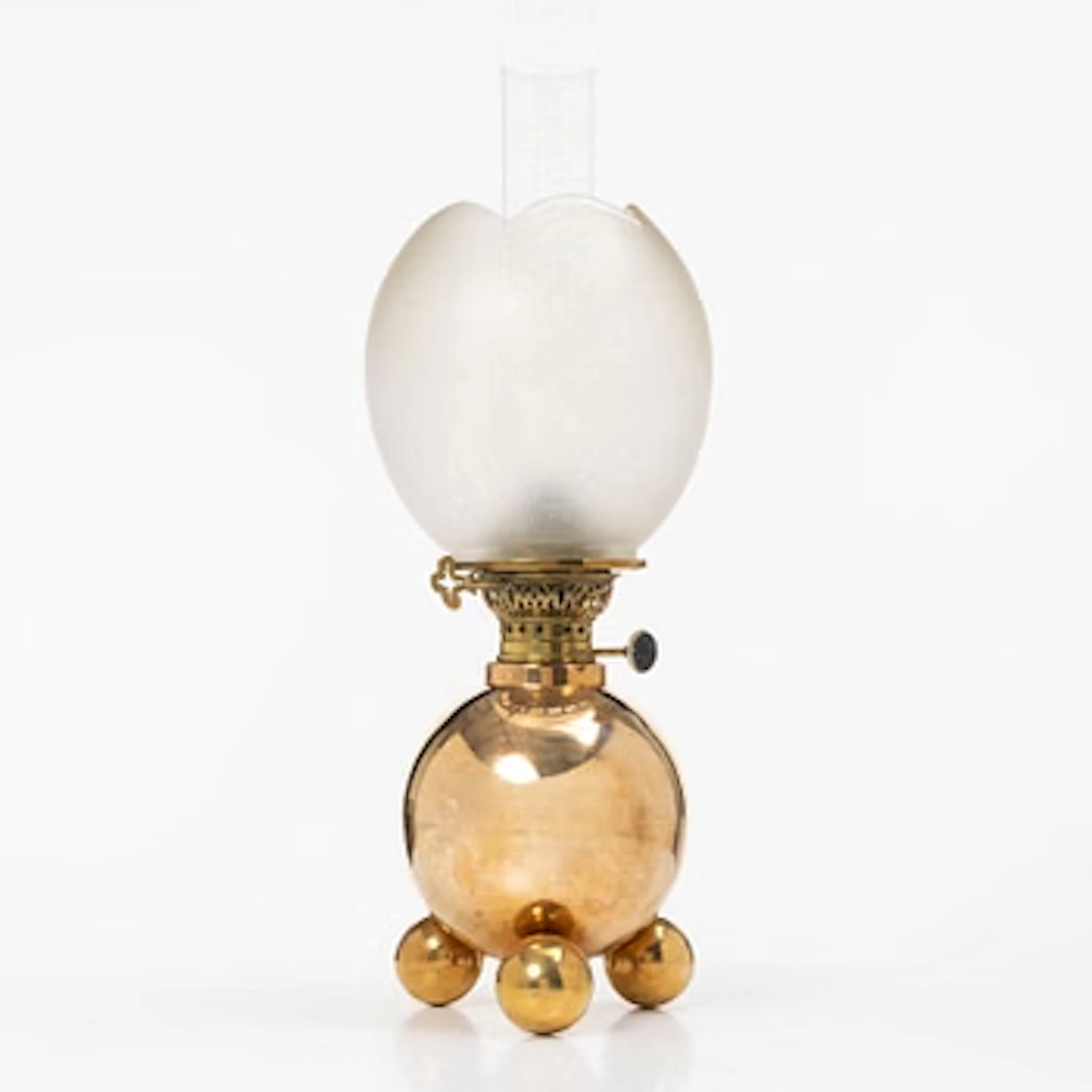 Kerosene lamp, Gold-Brenner model, Gusums bruk, circa 1900.