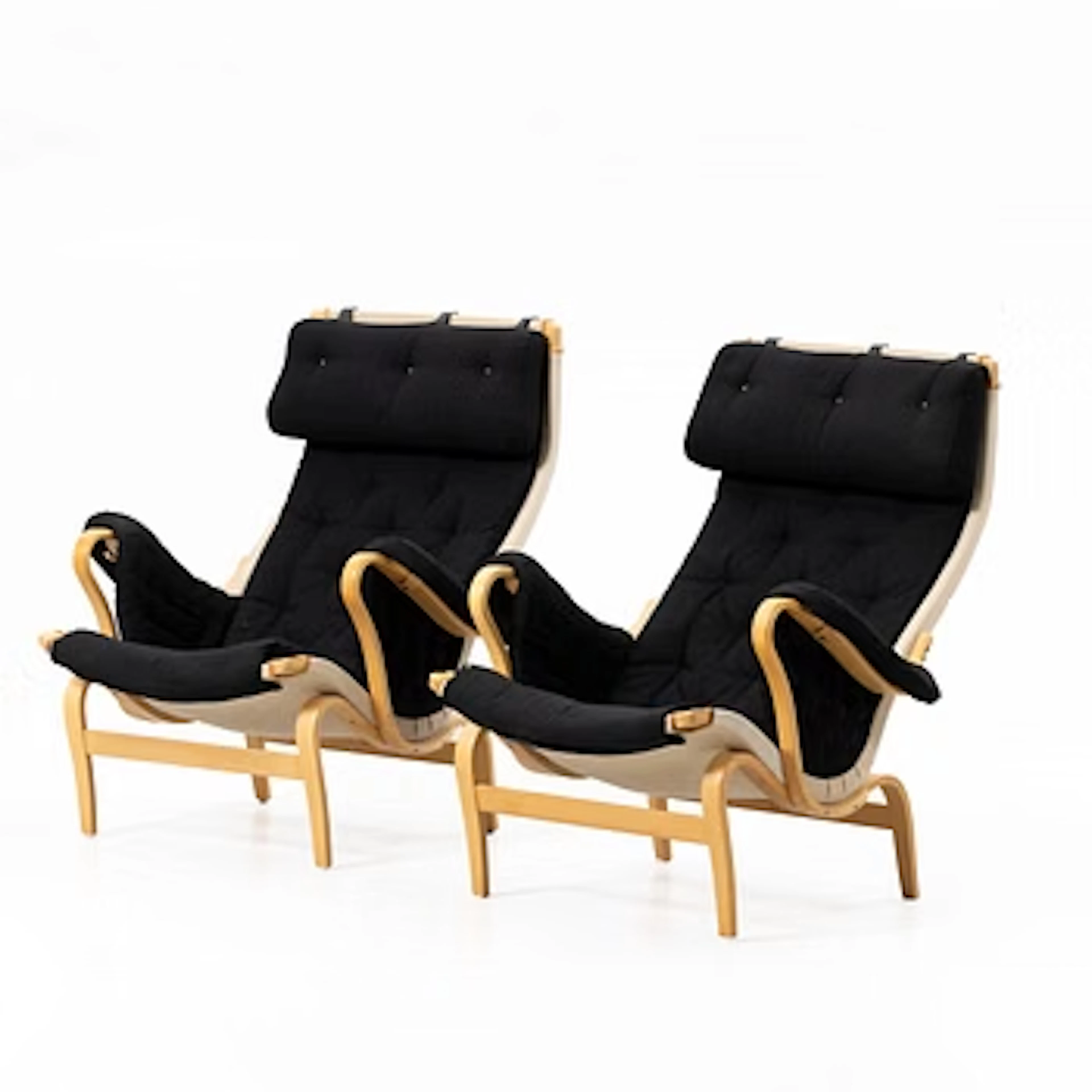 Bruno Mathsson, a pair of armchairs, “Pernilla”, DUX, second half