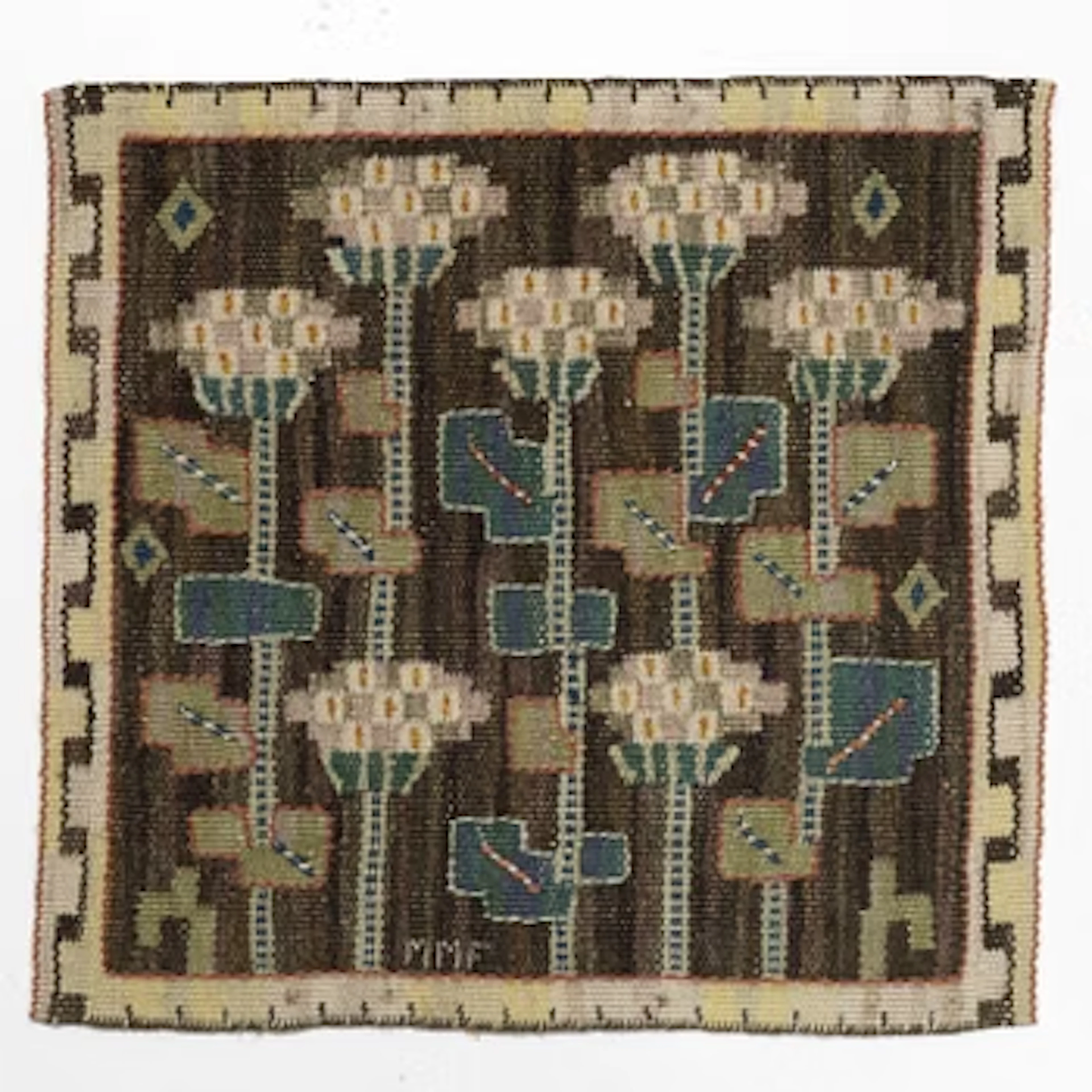 Märta Måås-Fjetterström, a textile,”Taklök”, tapestry weave, ca 39