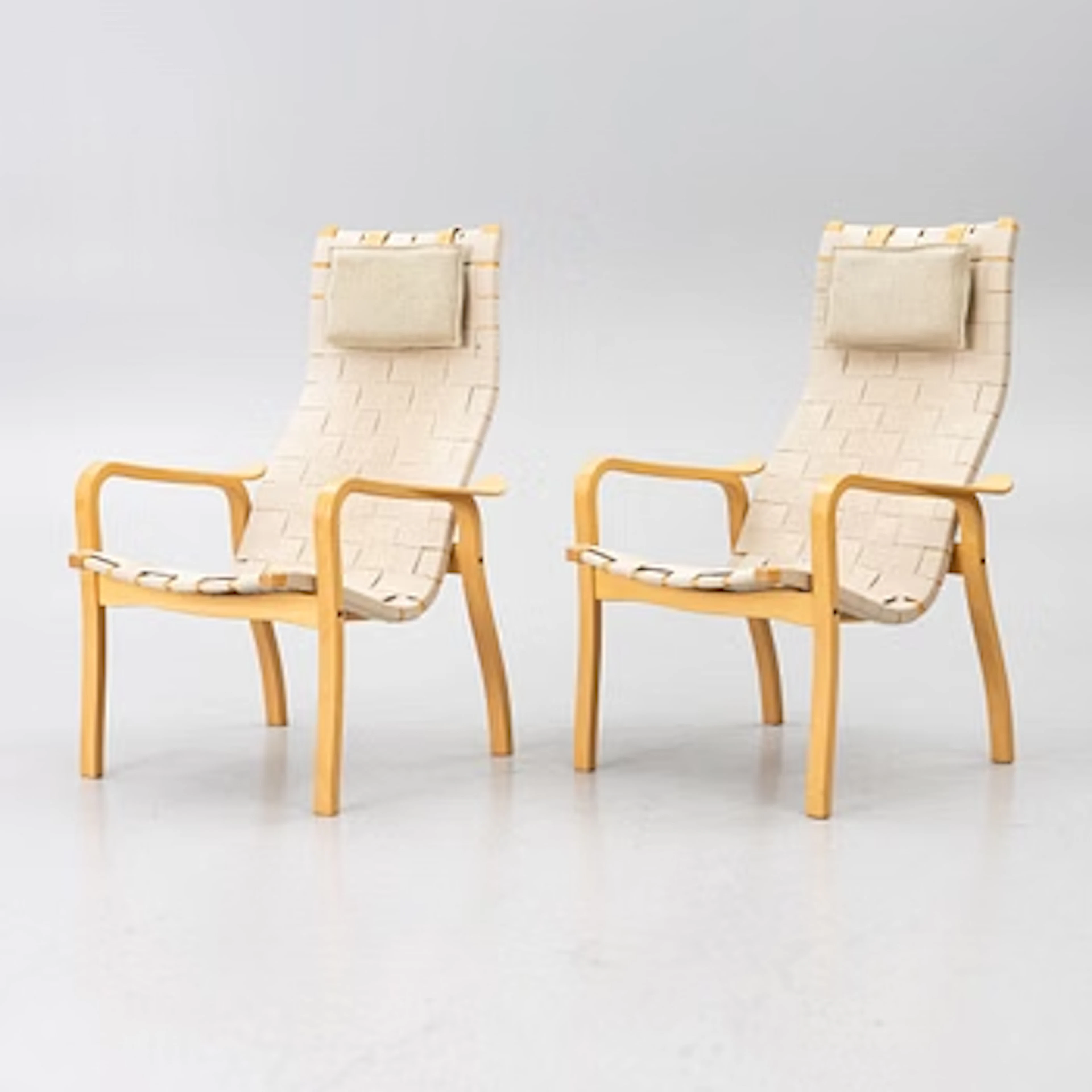 Armchairs, a pair, Bröderna Andersson.