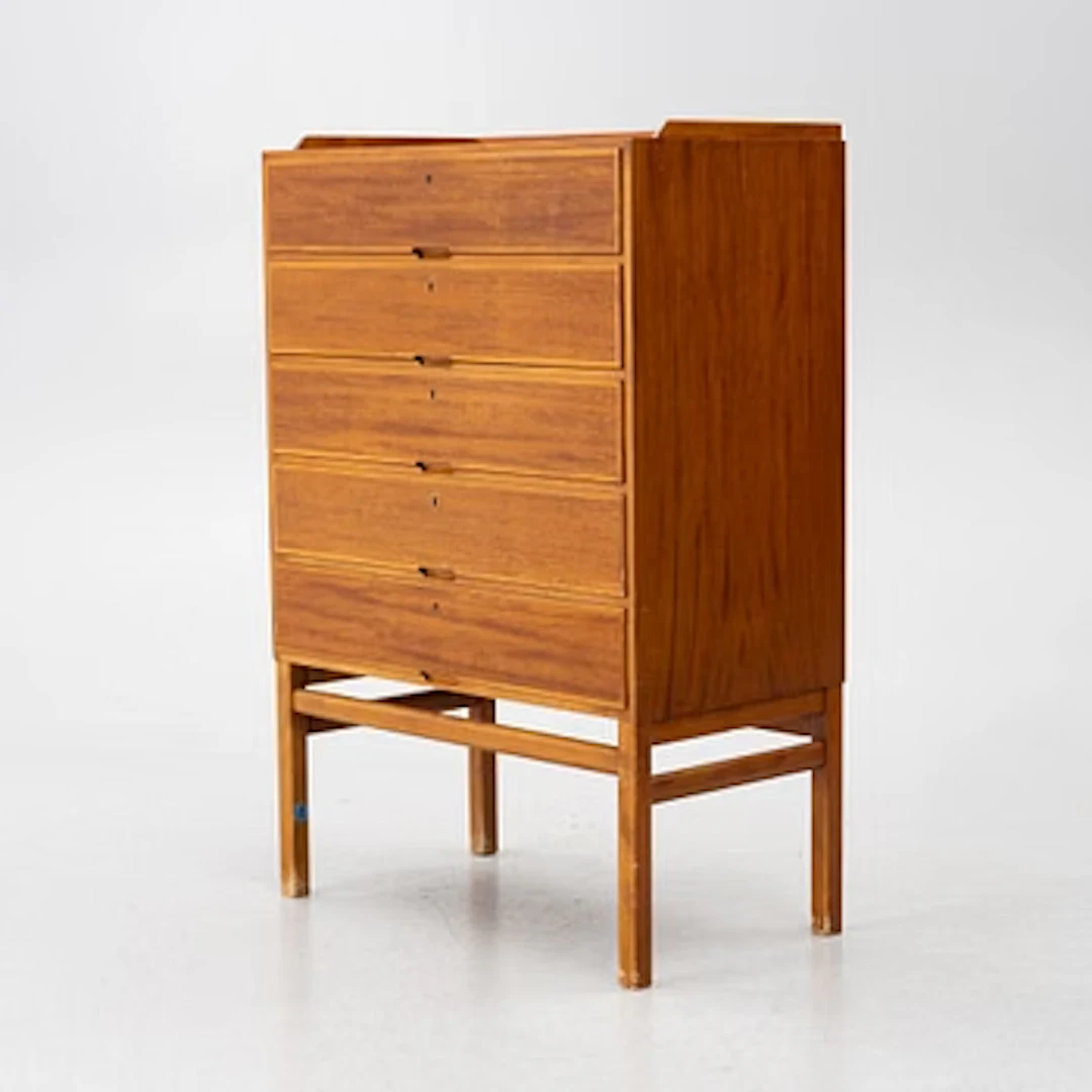 Axel Larsson, a chest of drawers, Bodafors, 1940's/50's.