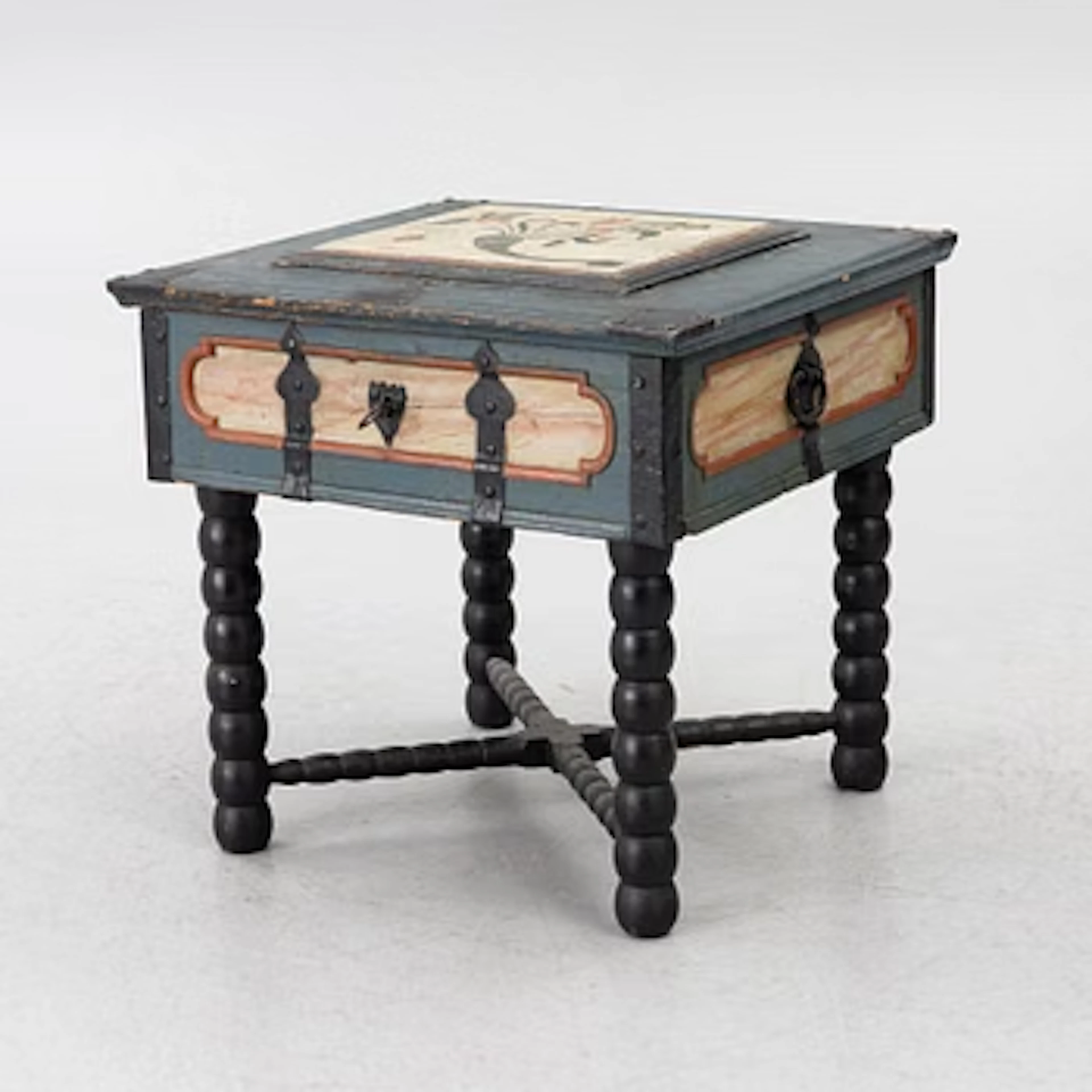 Box on a stand. 19th century.